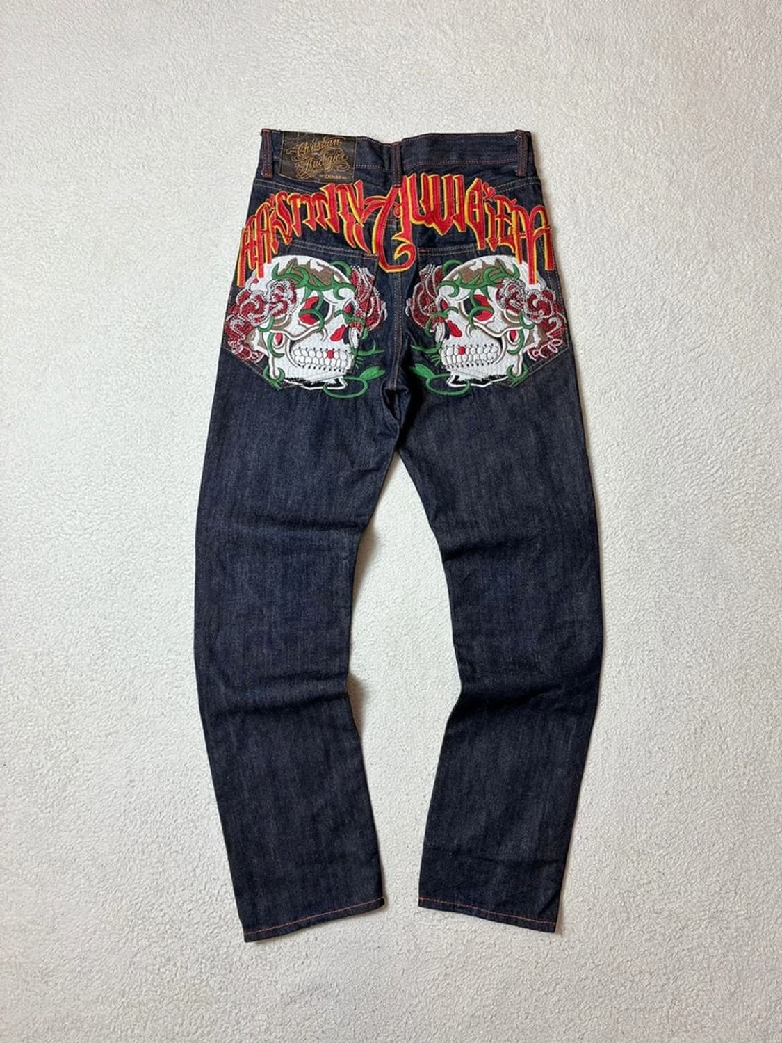 에드하디 크리스찬 오디지에 00's 자수 데님 팬츠 PN6696 상품이미지1