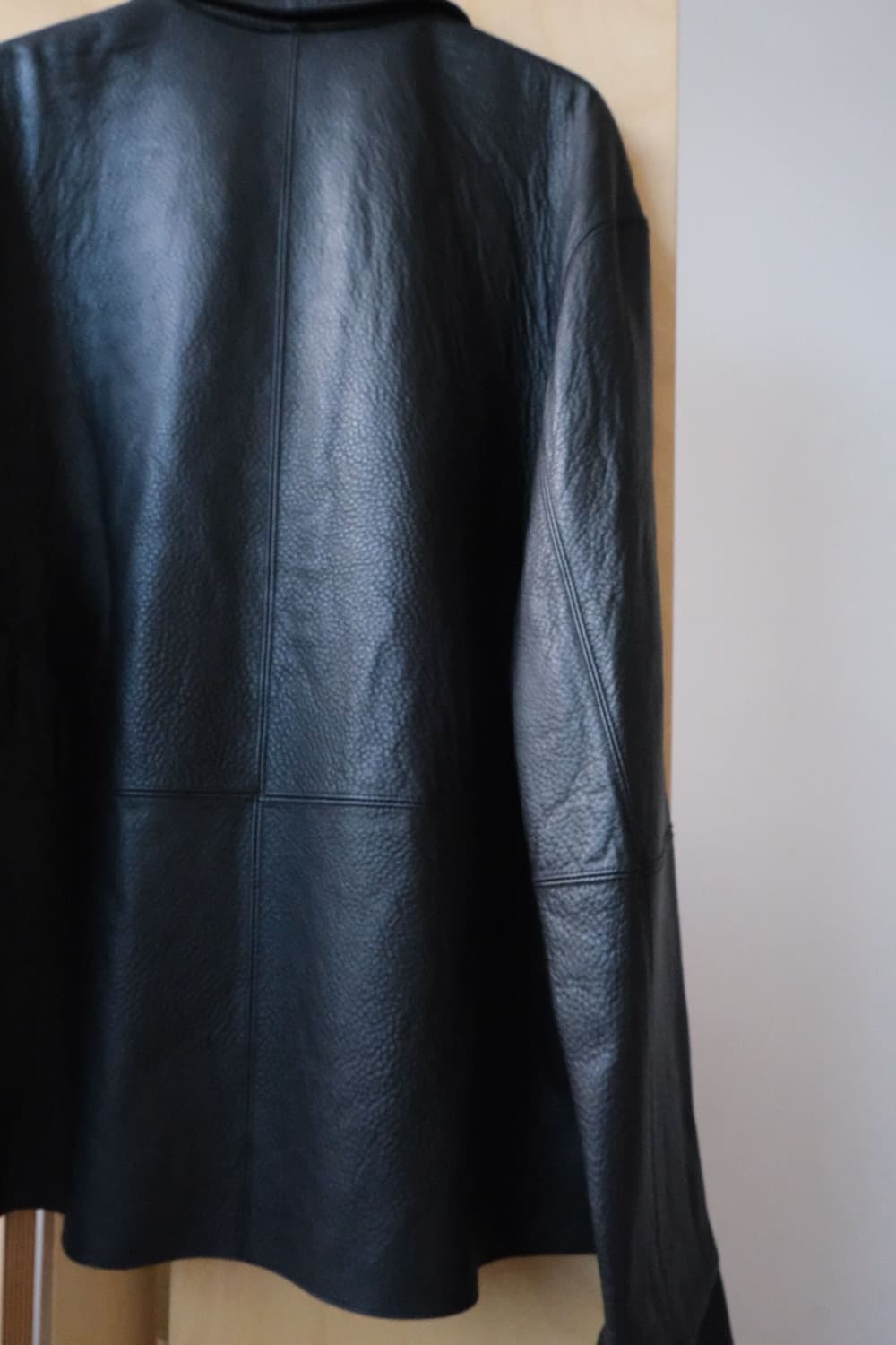 DKNY Core Black Leather Jacket 상품이미지5