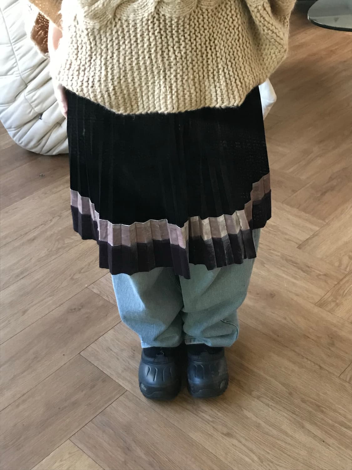 vintage velvet skirt 상품이미지1