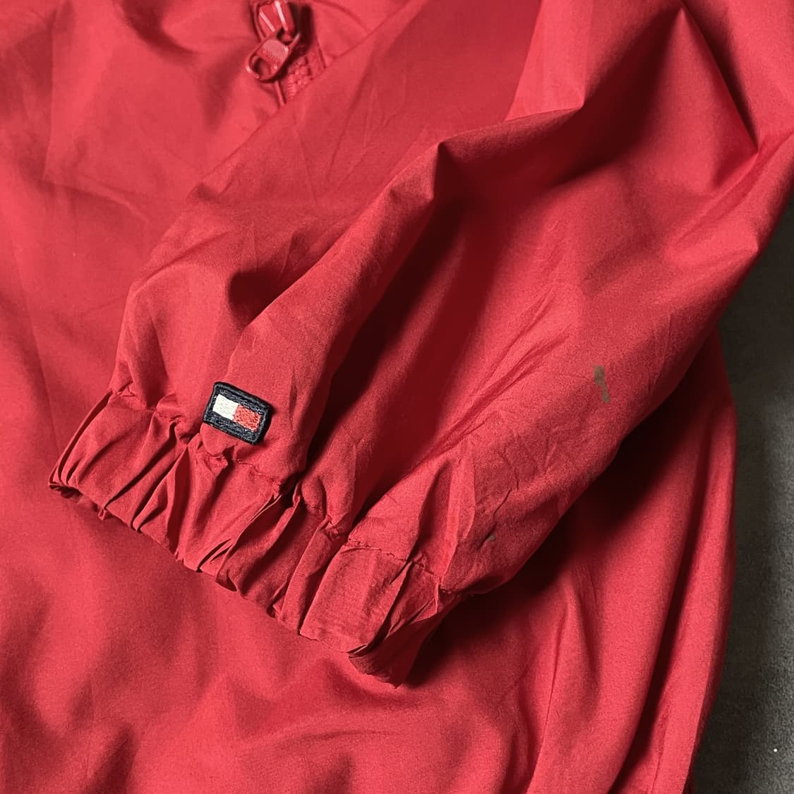 TOMMY HILFIGER 토미힐피거 빈티지 레드 바람막이 A00505 상품이미지6