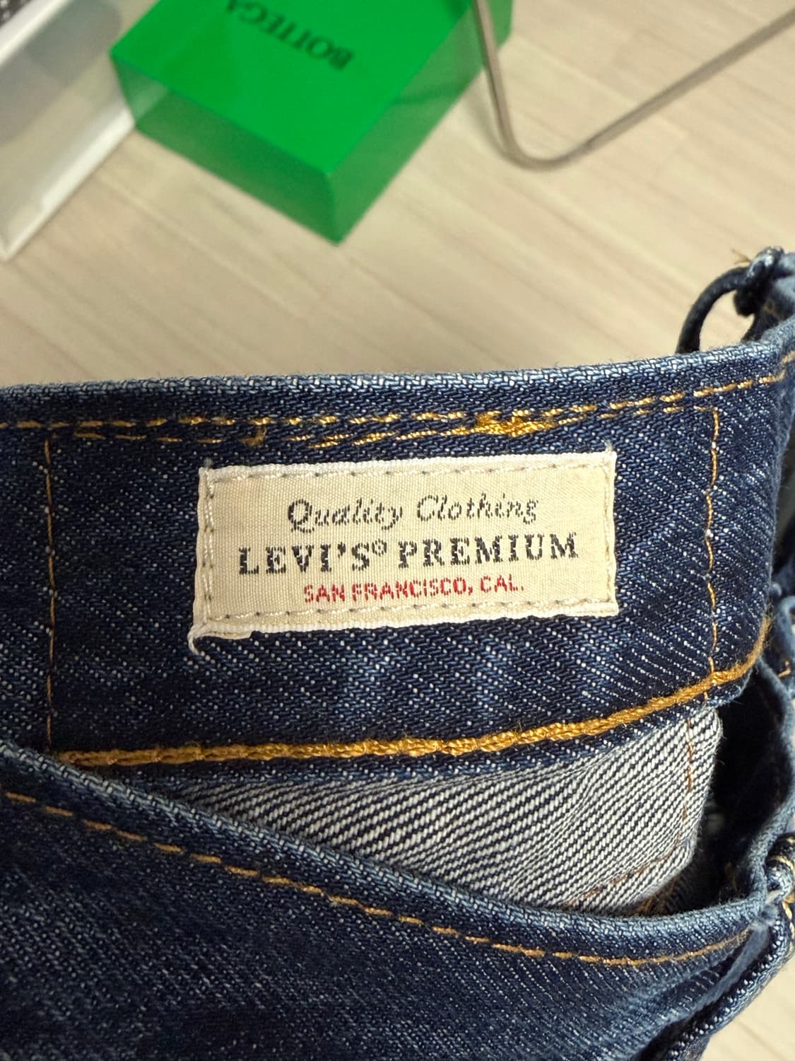 [36] 리바이스 555 릴렉스 스트레이트 다크블루 데님 청바지 상품이미지3