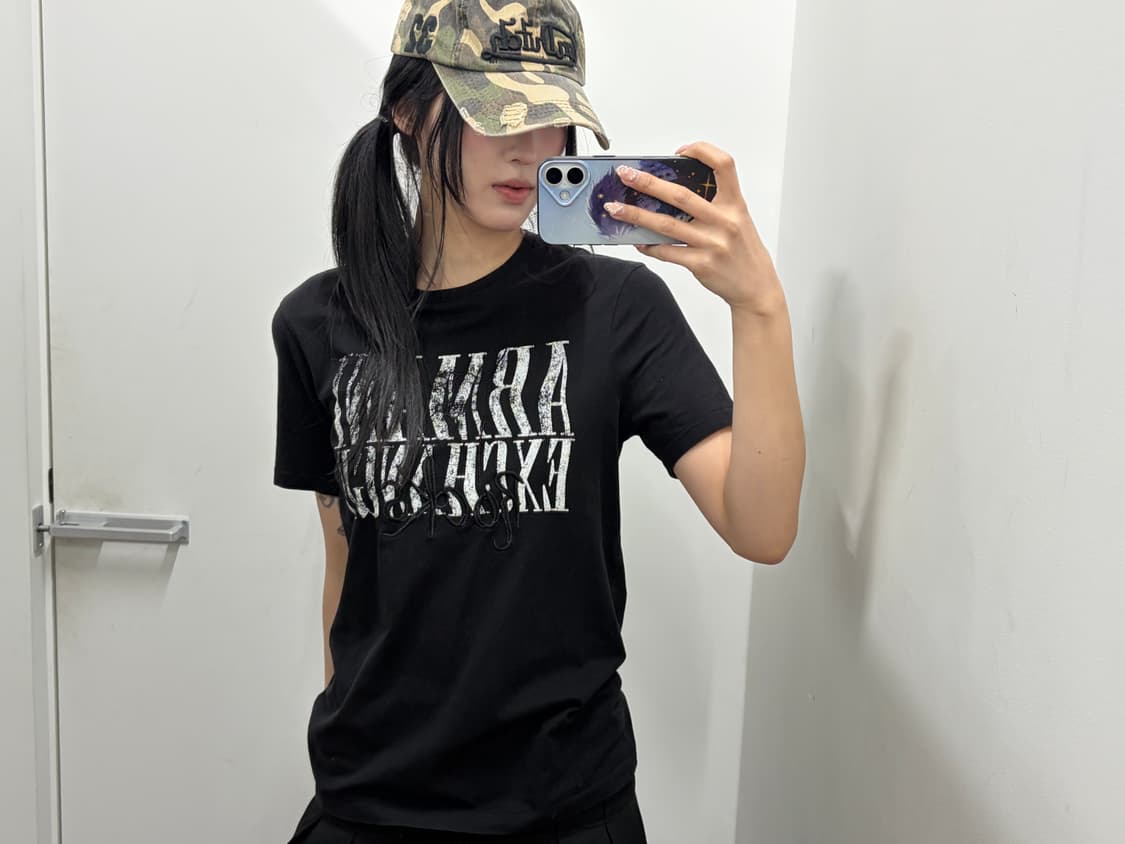 아르마니 익스체인지 로고 반팔티 상품이미지3