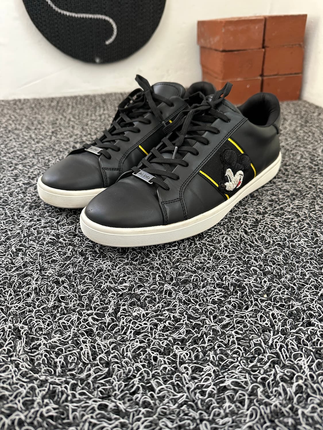 알도 디즈니 미키마우스 스니커즈 블랙 260mm 상품이미지1