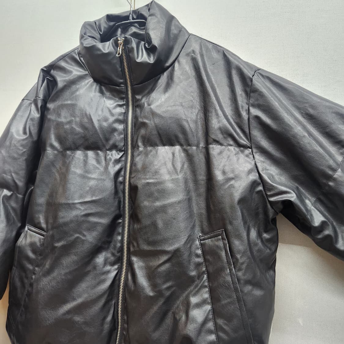 오디너리홀리데이 레더 스트링 투웨이 숏패딩 L 상품이미지2