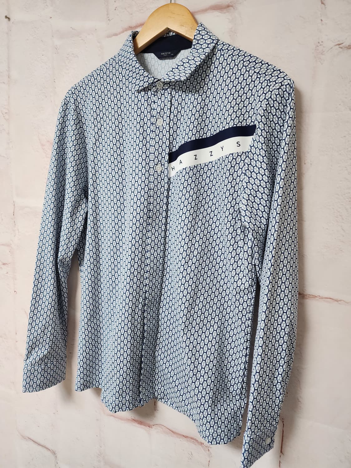 헤지스 남성 골프 긴팔 셔츠 상품이미지2