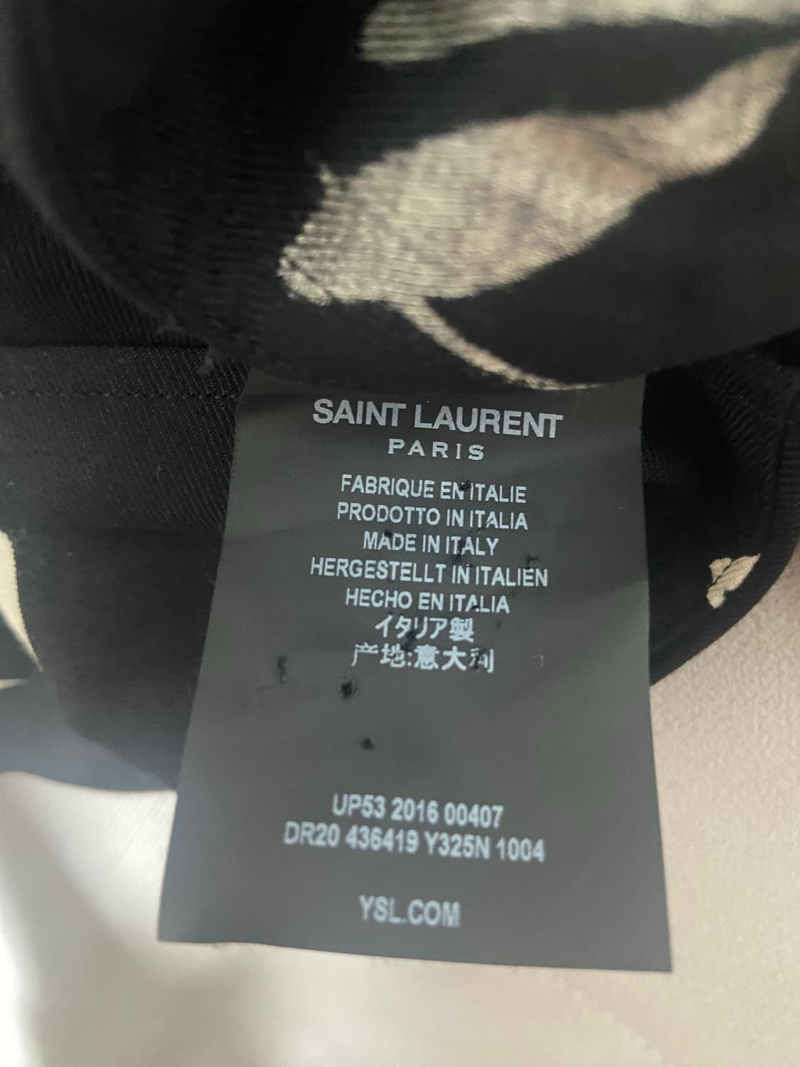 생로랑 웨스턴 음표셔츠 m 상품이미지4