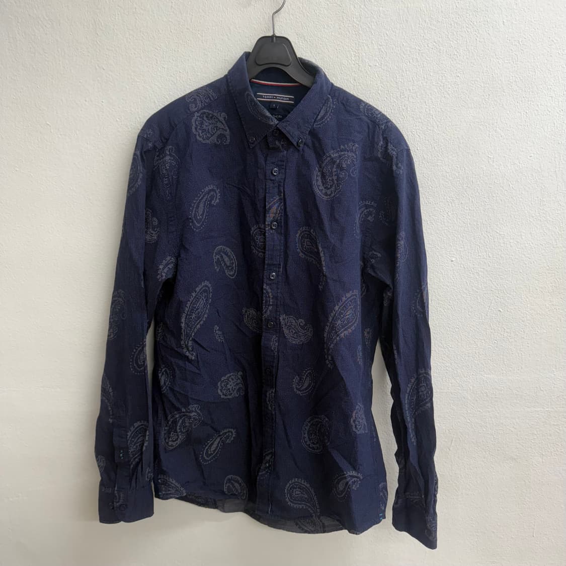 타미힐피거 네이비 페이즐리 new york fit 셔츠s 상품이미지1