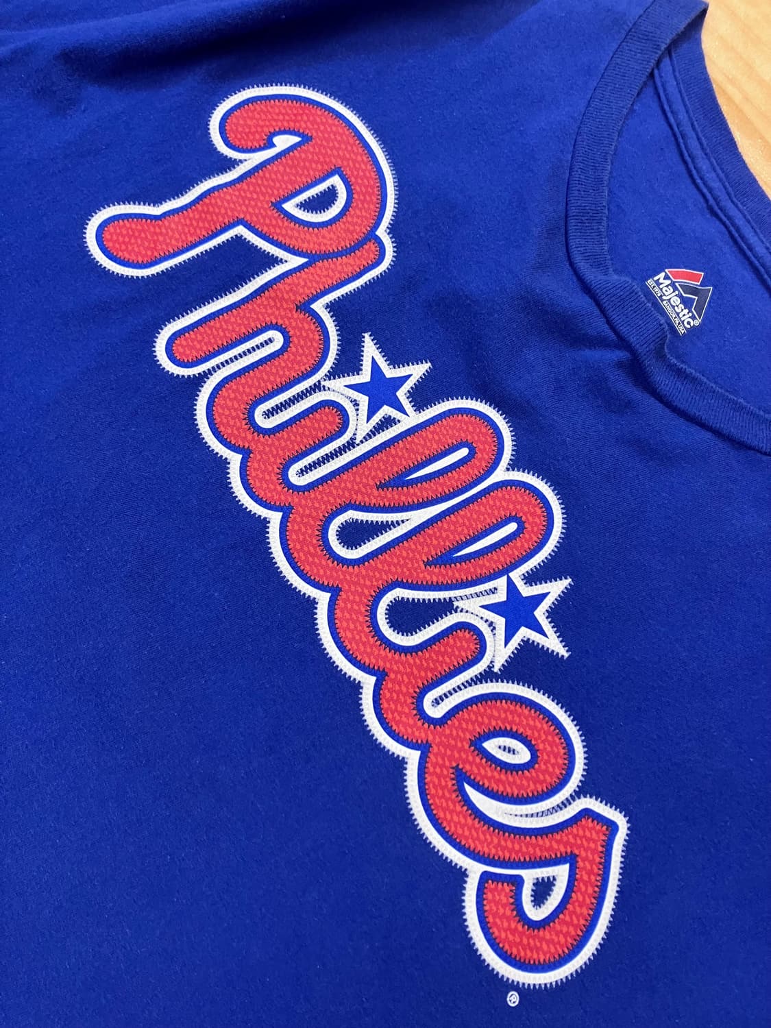 마제스틱 프린팅 반팔 티셔츠 블루 L   #csz3371 상품이미지4