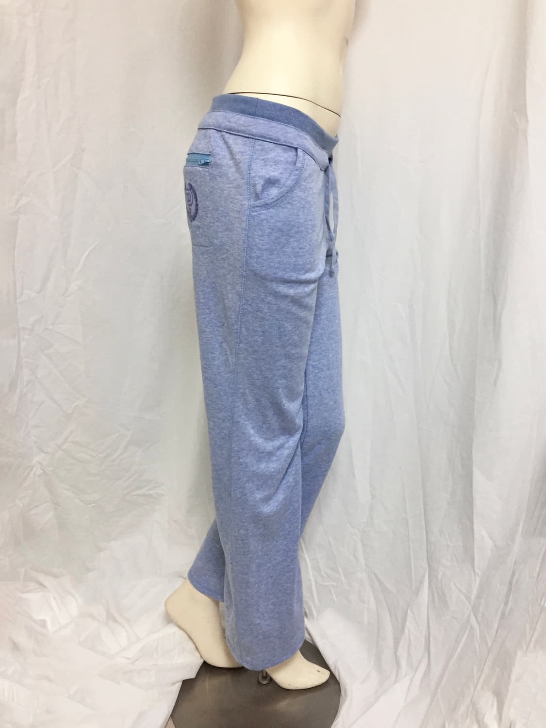 Blue  Mélange Stitch Detail Traning PT 상품이미지4