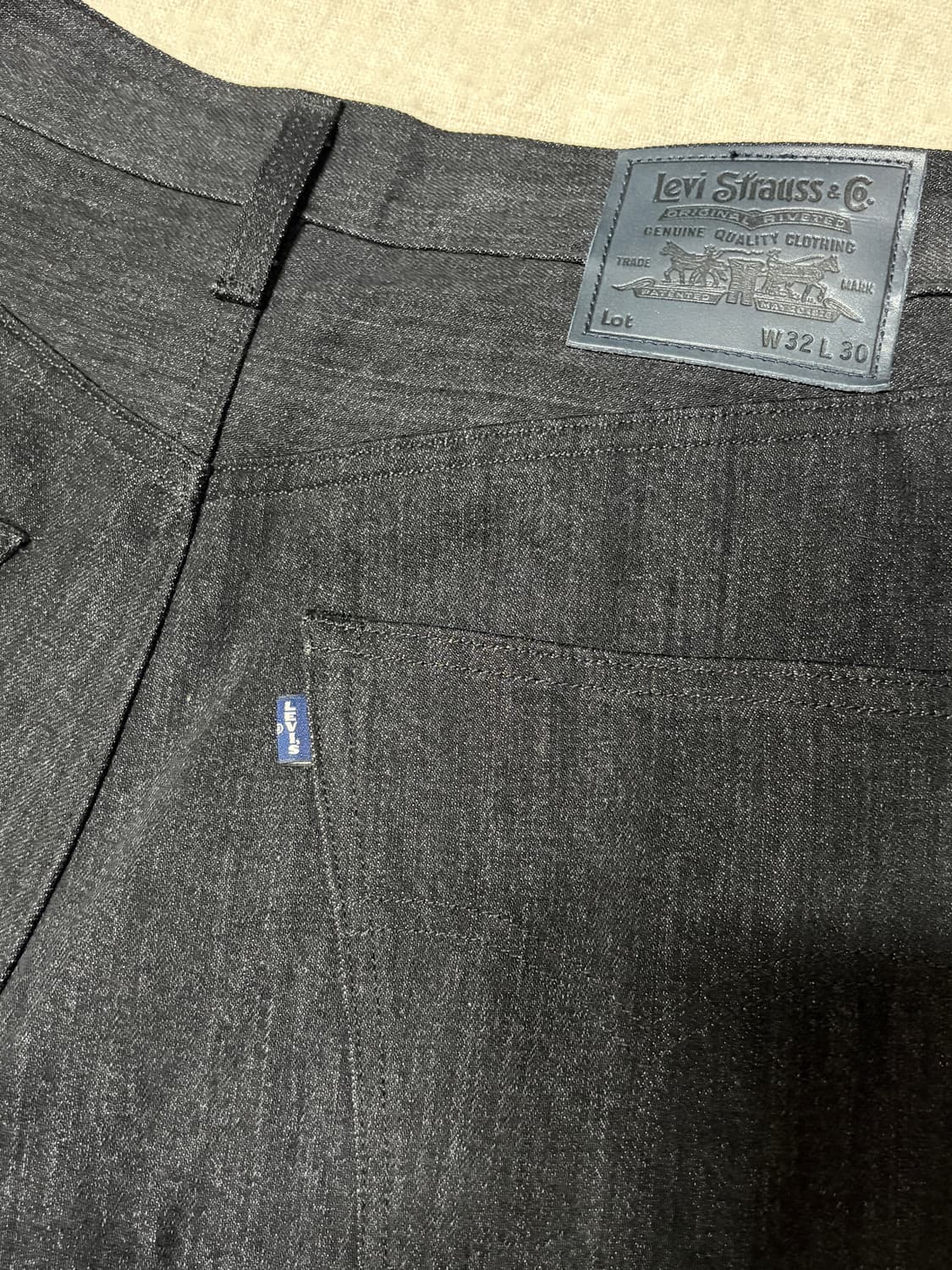 리바이스 BLUETAB 와이드레그 플리츠 크롭 진 상품이미지8