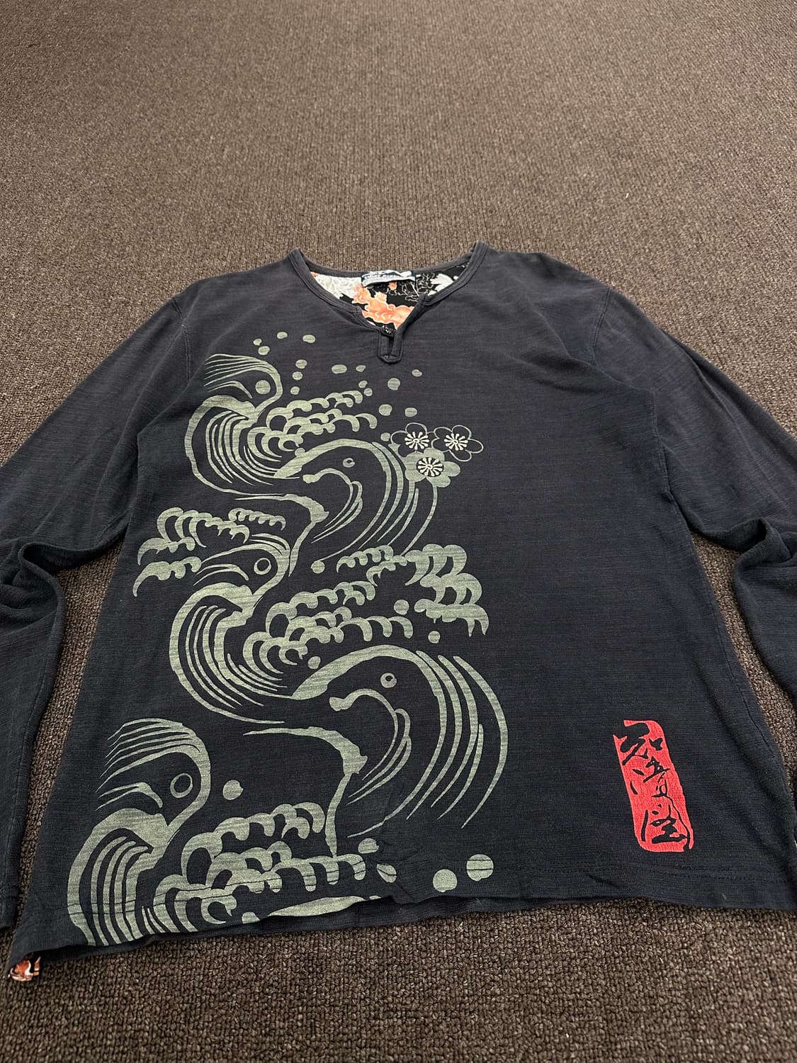 M)Japanese vintage 오리엔탈 패턴 롱슬리브 상품이미지2