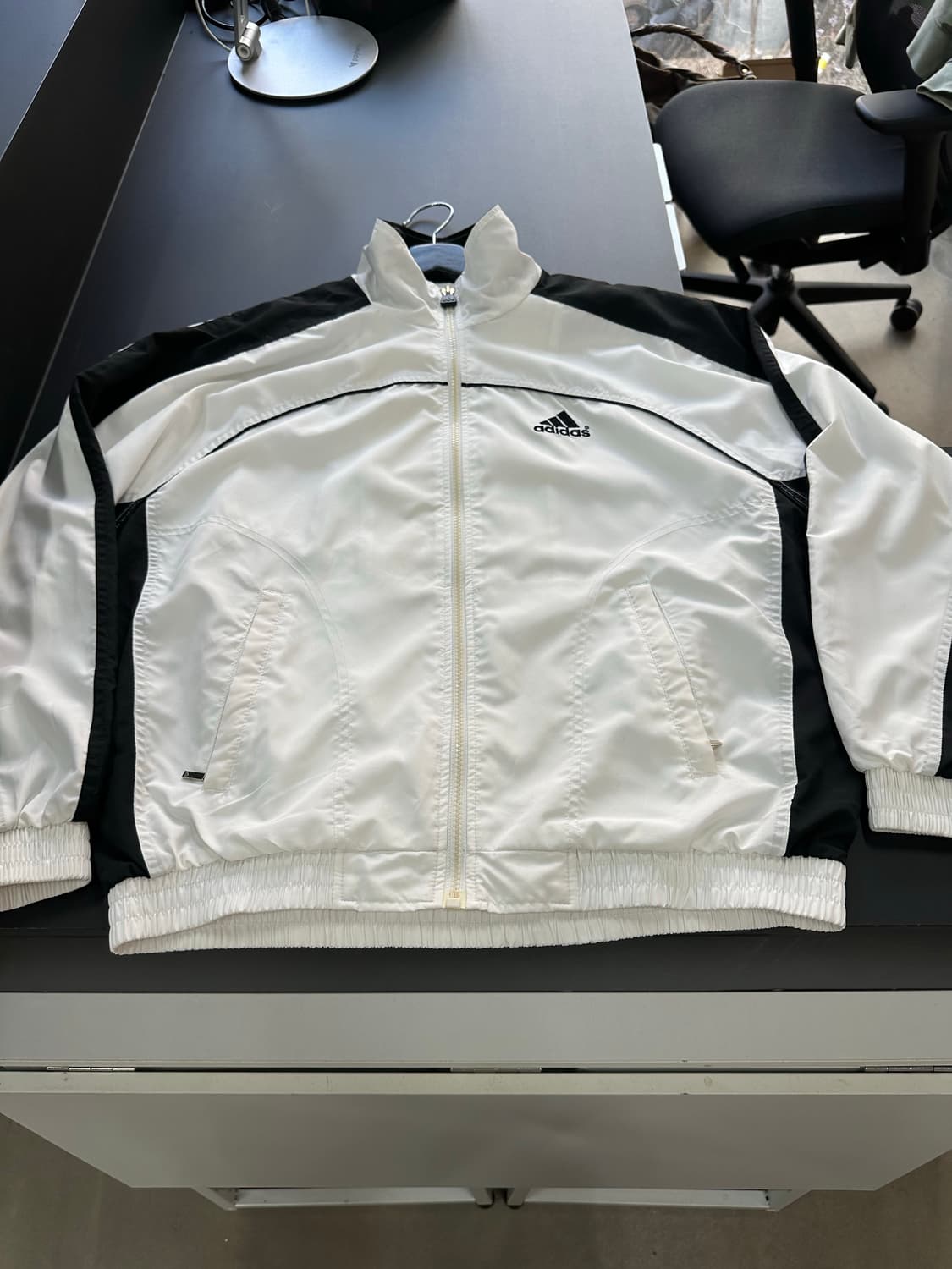 아디다스 90s 화이트 윈드브레이커 자켓 상품이미지4