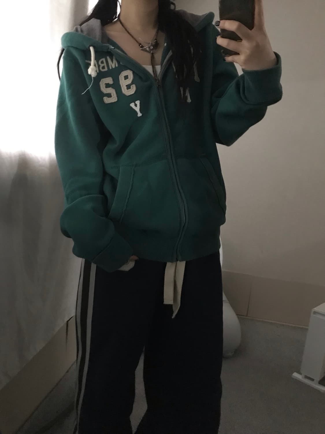 아베크롬비 딥그린 후드집업 상품이미지3