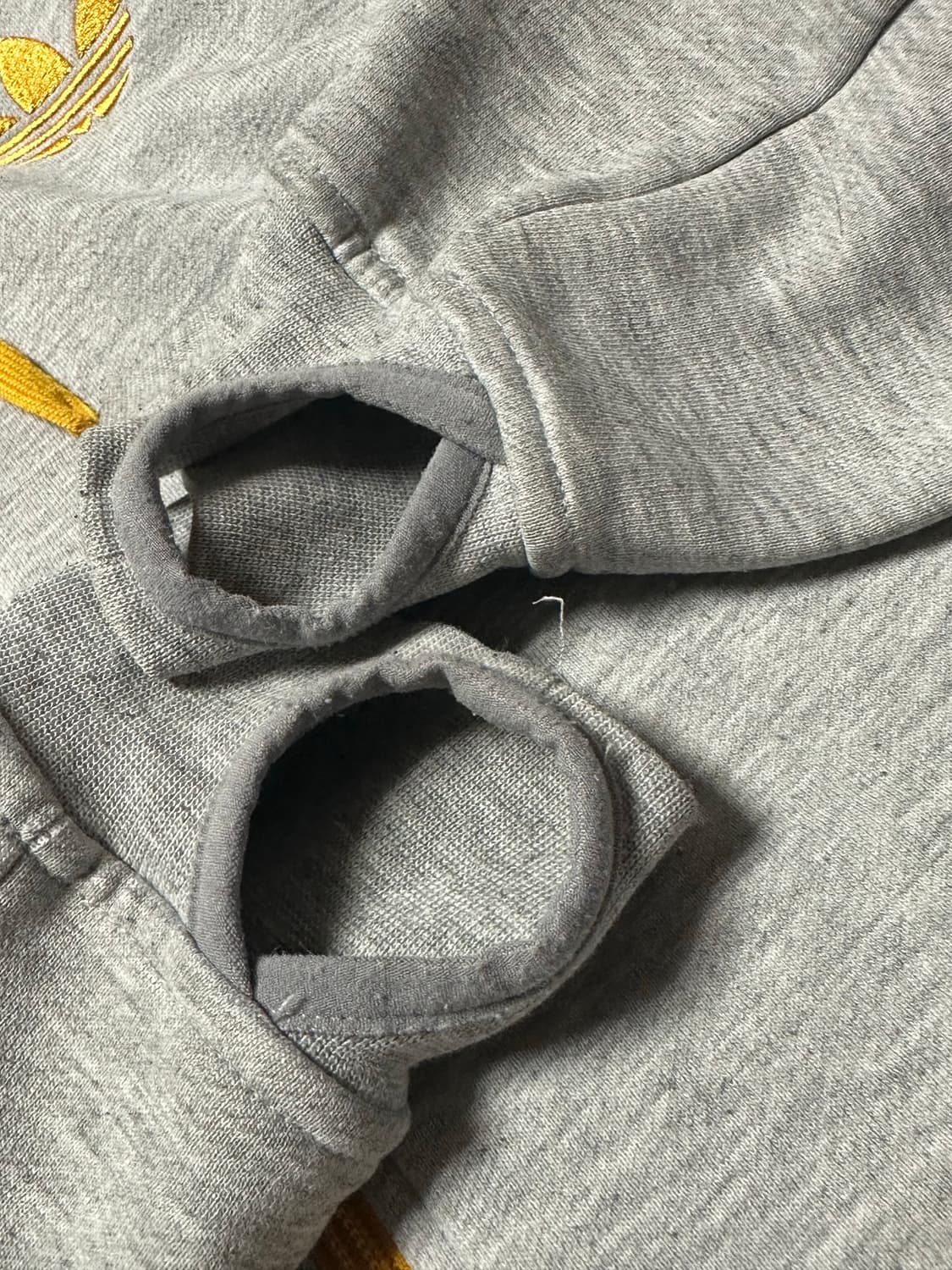 아디다스 yellow&grey 후드집업 상품이미지4