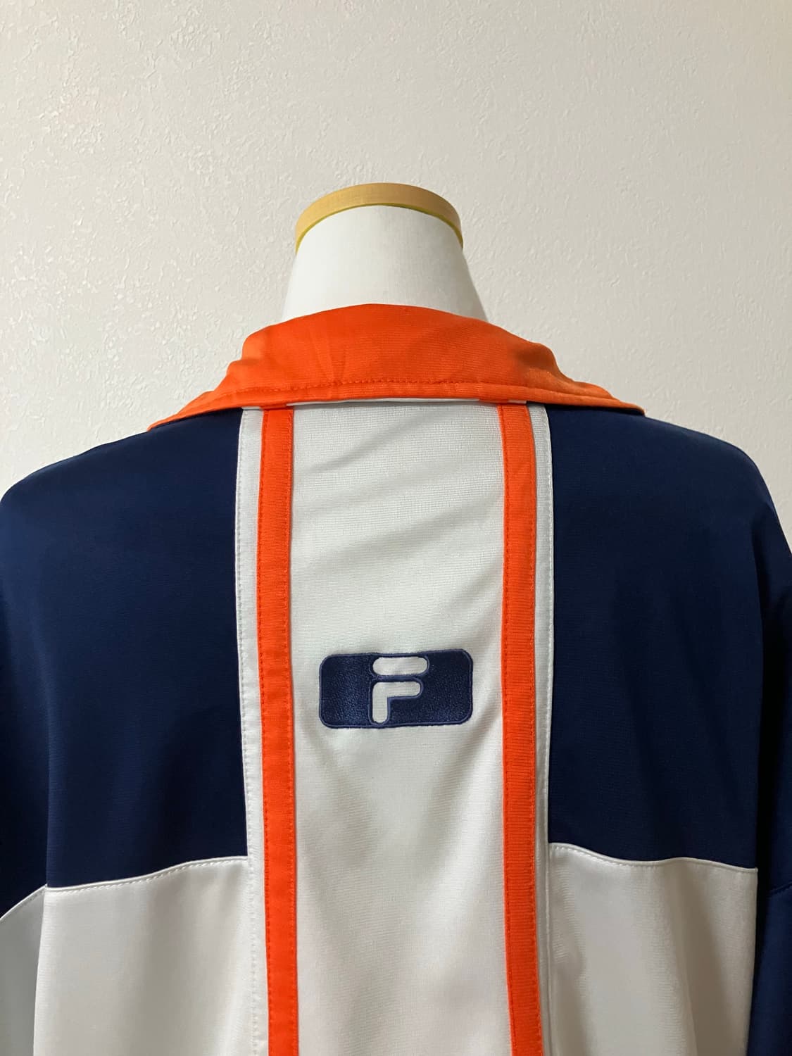 Fila 휠라 네이비 주황 트랙자켓 y2k 오버핏 져지 상품이미지6