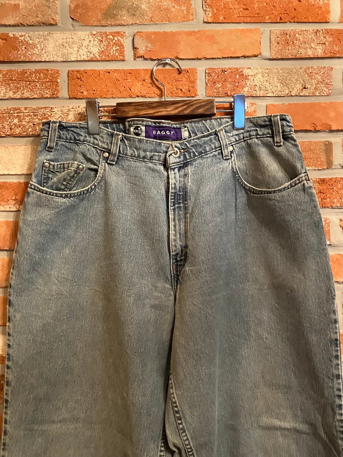 90s USA 빈티지 리바이스 실버탭 배기핏 데님 팬츠 상품이미지3