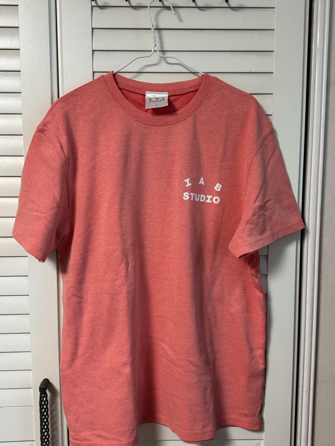IAB Studio 아이앱스튜디오 티셔츠 핑크 L 상품이미지1