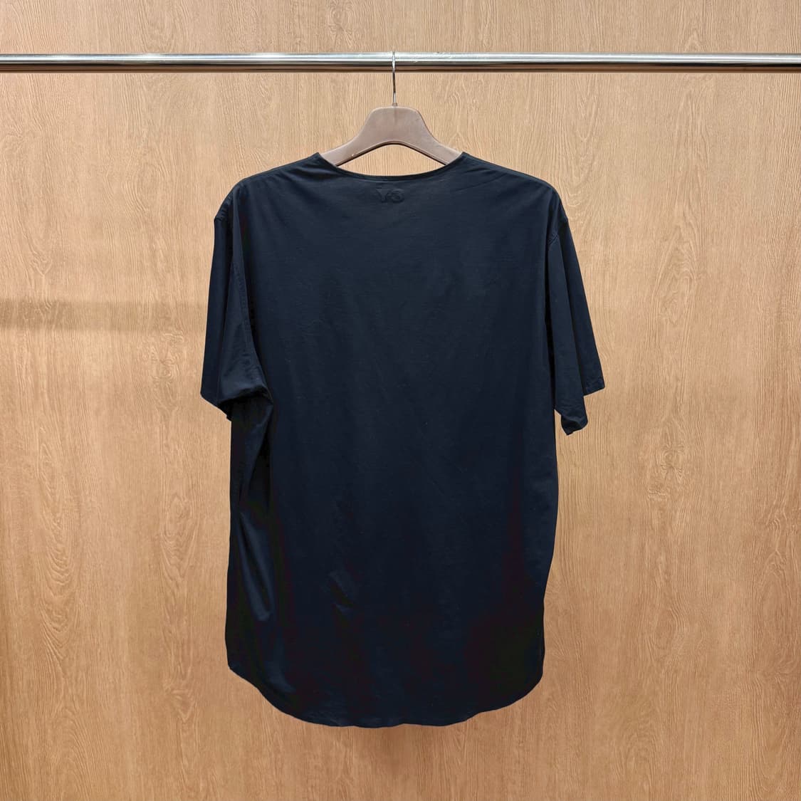 요지 야마모토 아디다스 롱기장 기능성 원단 반팔 티셔츠 루즈핏 블랙 상품이미지3