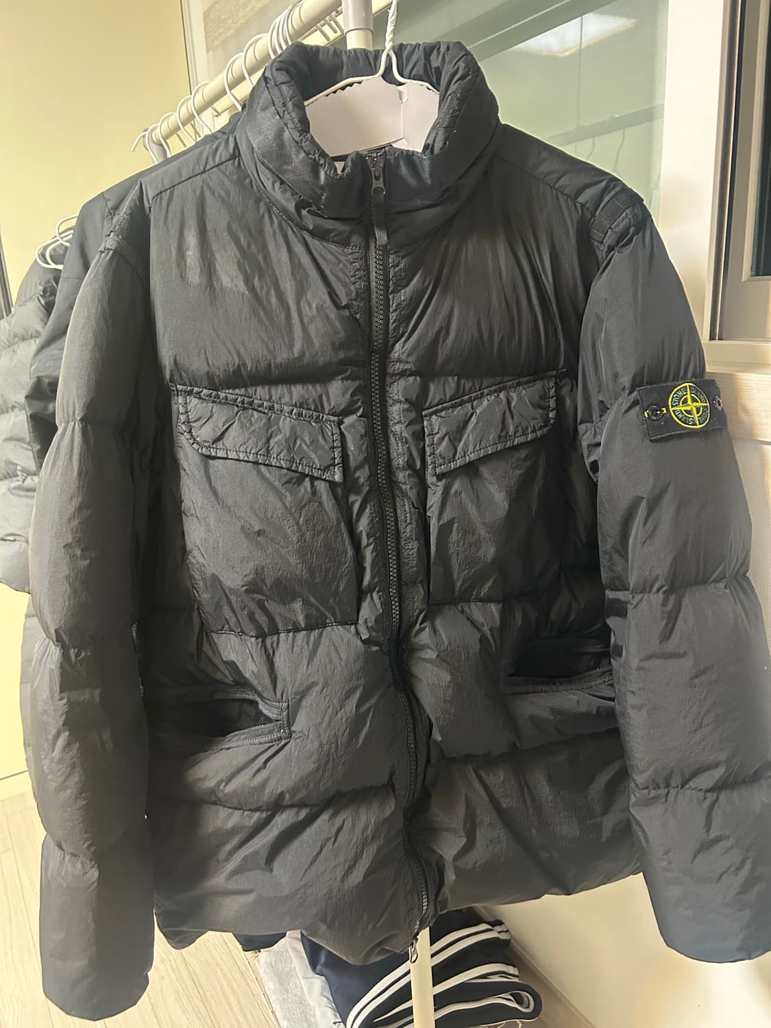 스톤아일랜드 크링클랩스 패딩 XL 블랙 상품이미지1