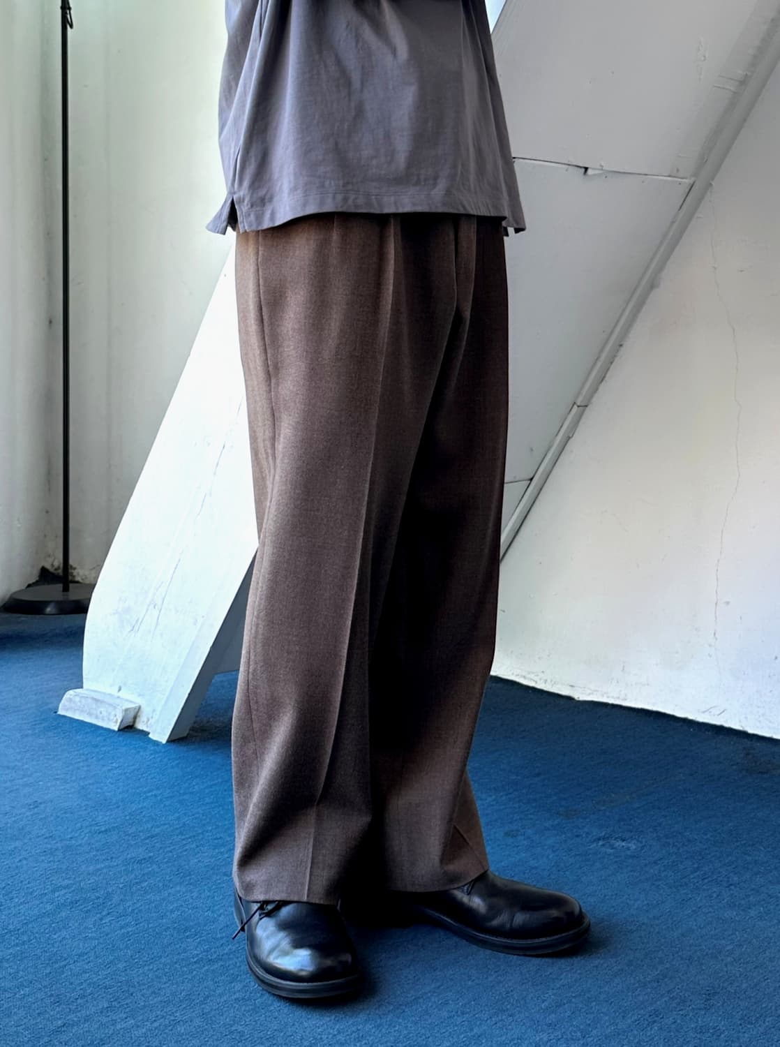 2 pleats straight wool slacks 상품이미지8