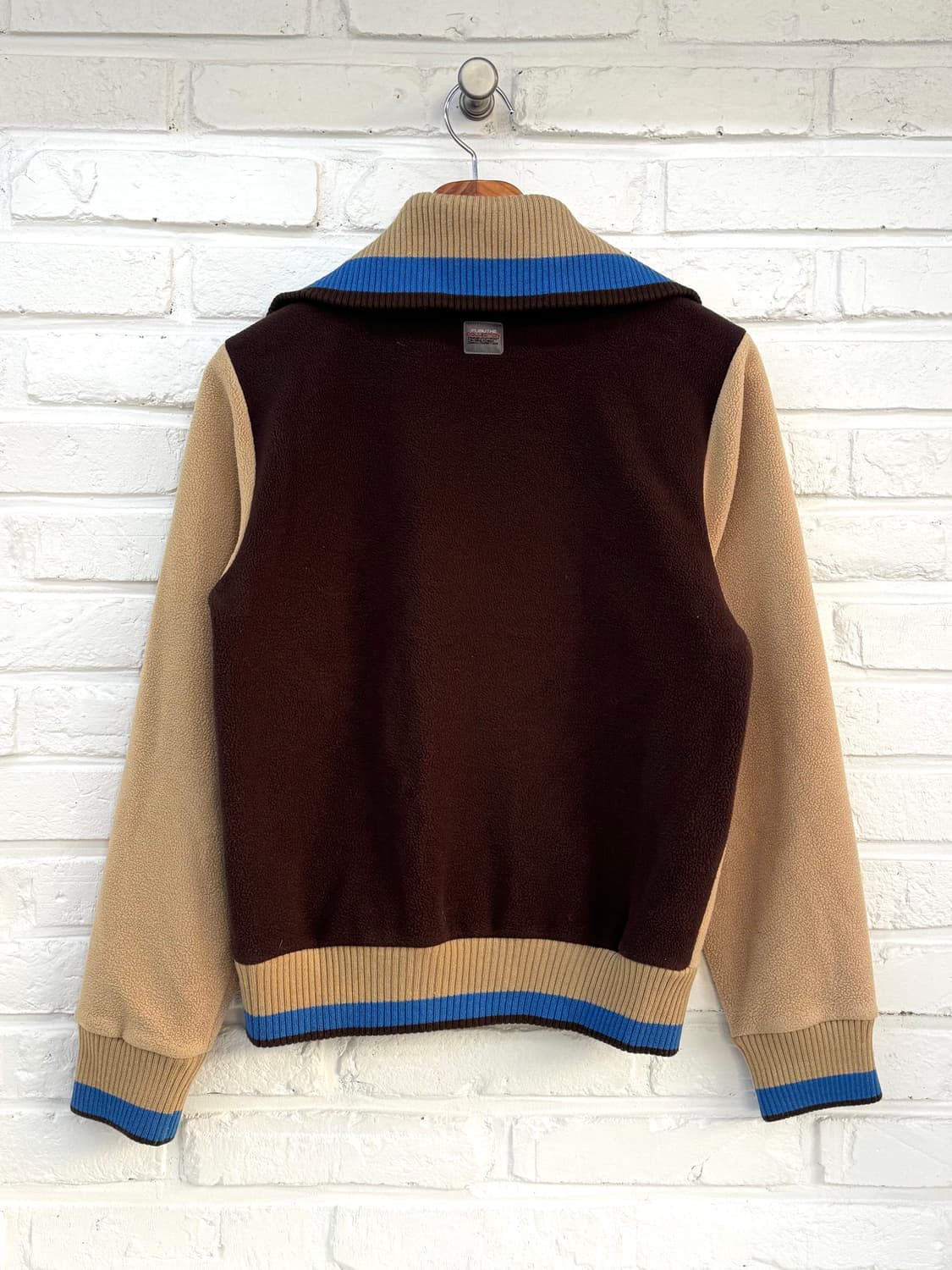 후부 레이디 베이지 하이넥 플리스 자켓 상품이미지5