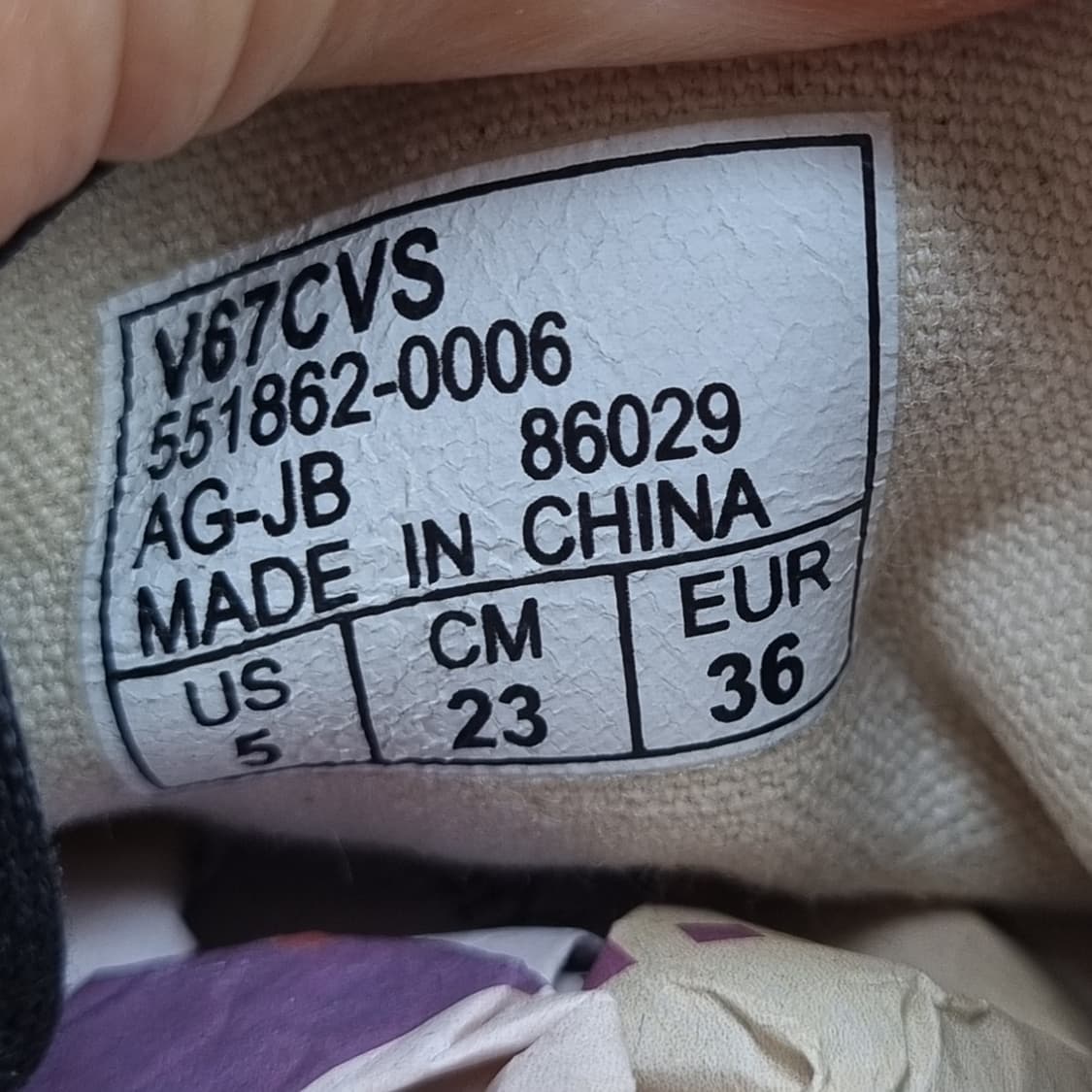 반스 식스티세븐 체크 여성스니커즈230  상품이미지6