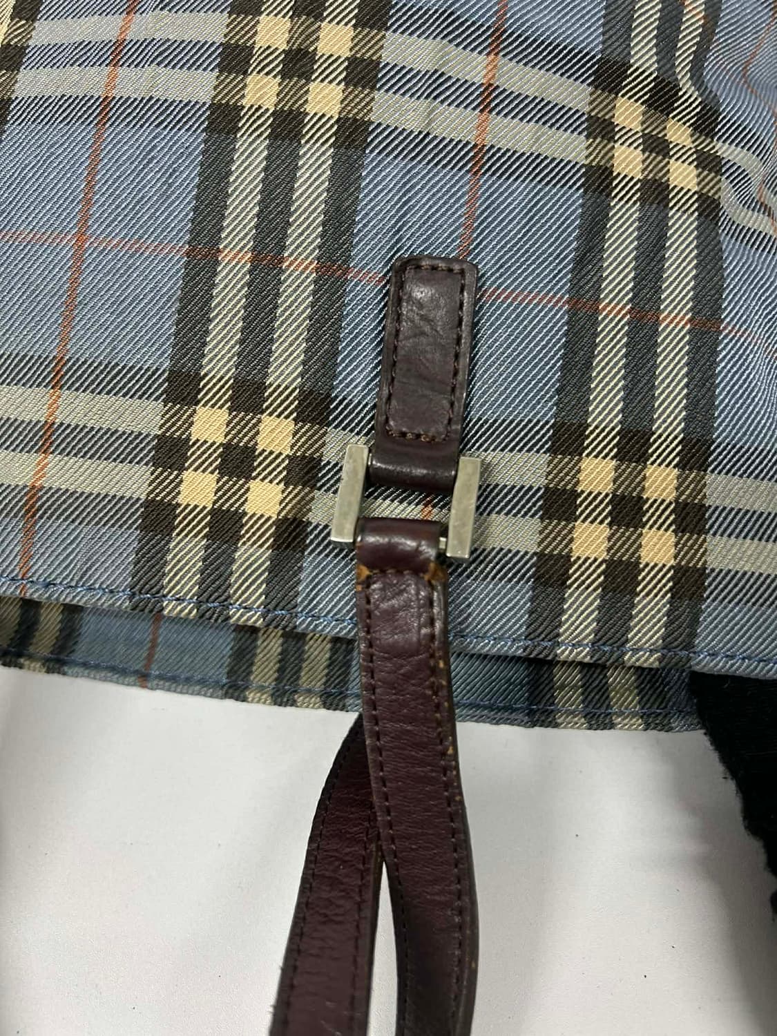 버버리 블루라벨 빈티지 노바체크 캔버스 토트백 상품이미지9