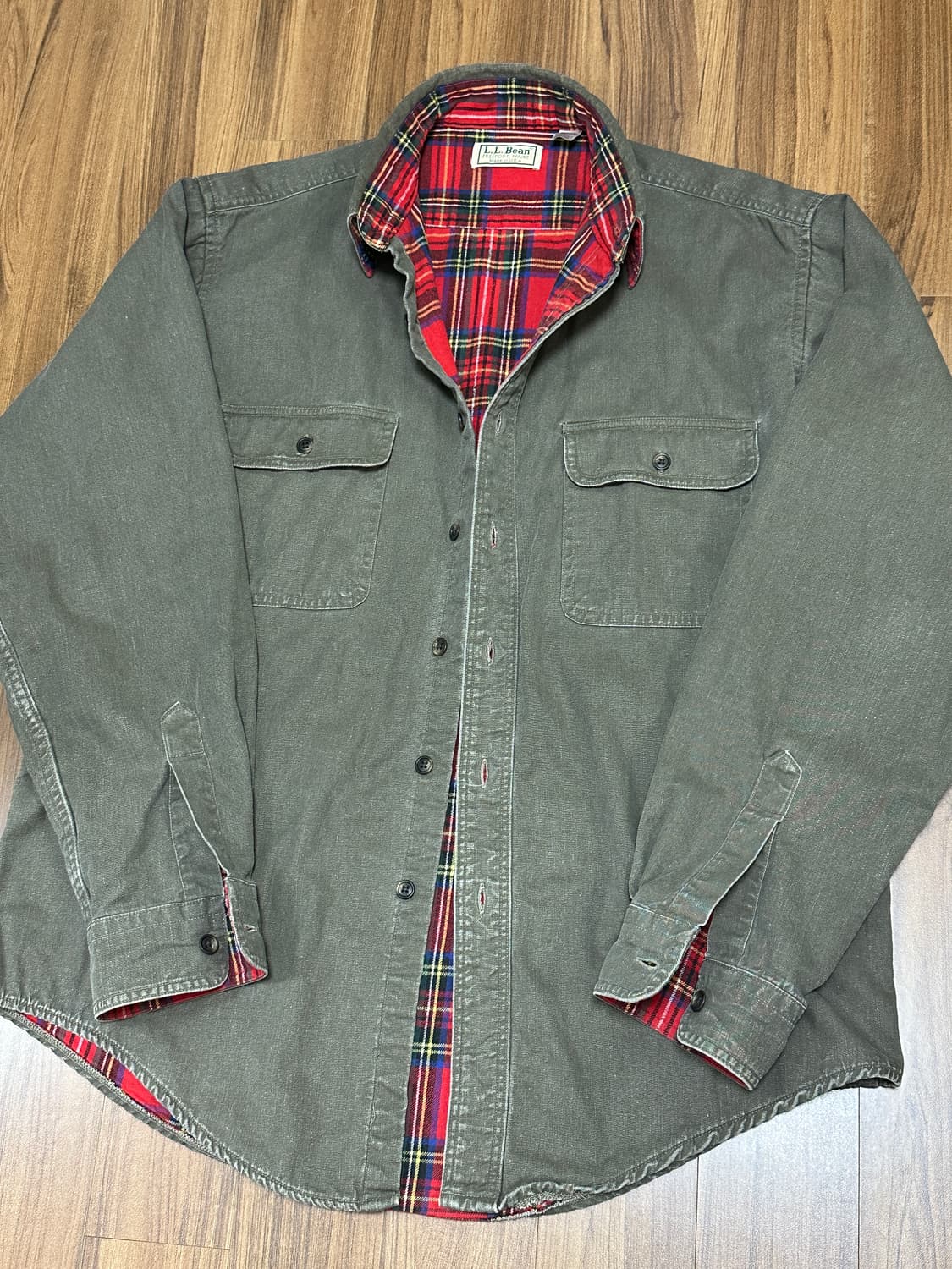 엘엘빈 헤비코튼 셔츠 M[made in USA] 상품이미지9