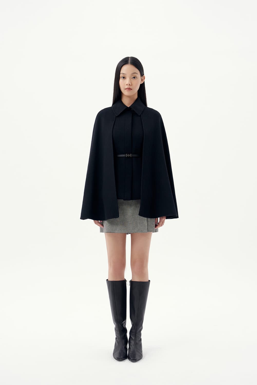 메비 시그니처 케이프코트 블랙 1사이즈 새상품 상품이미지4