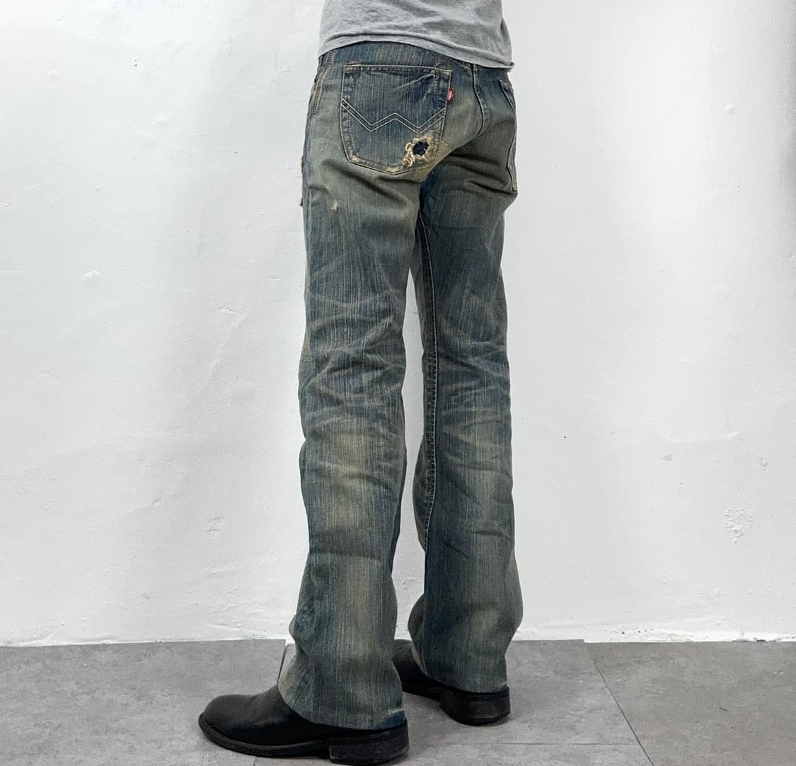 Edwin Exclusive Distressed Patchwork Den 상품이미지2