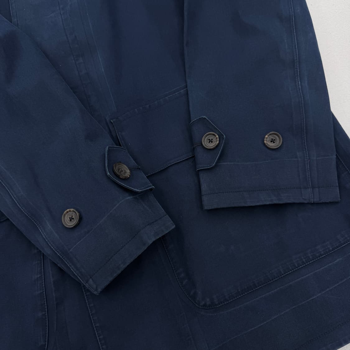 폴로 싱글 코튼 맥코트 레인코트 네이비 상품이미지5