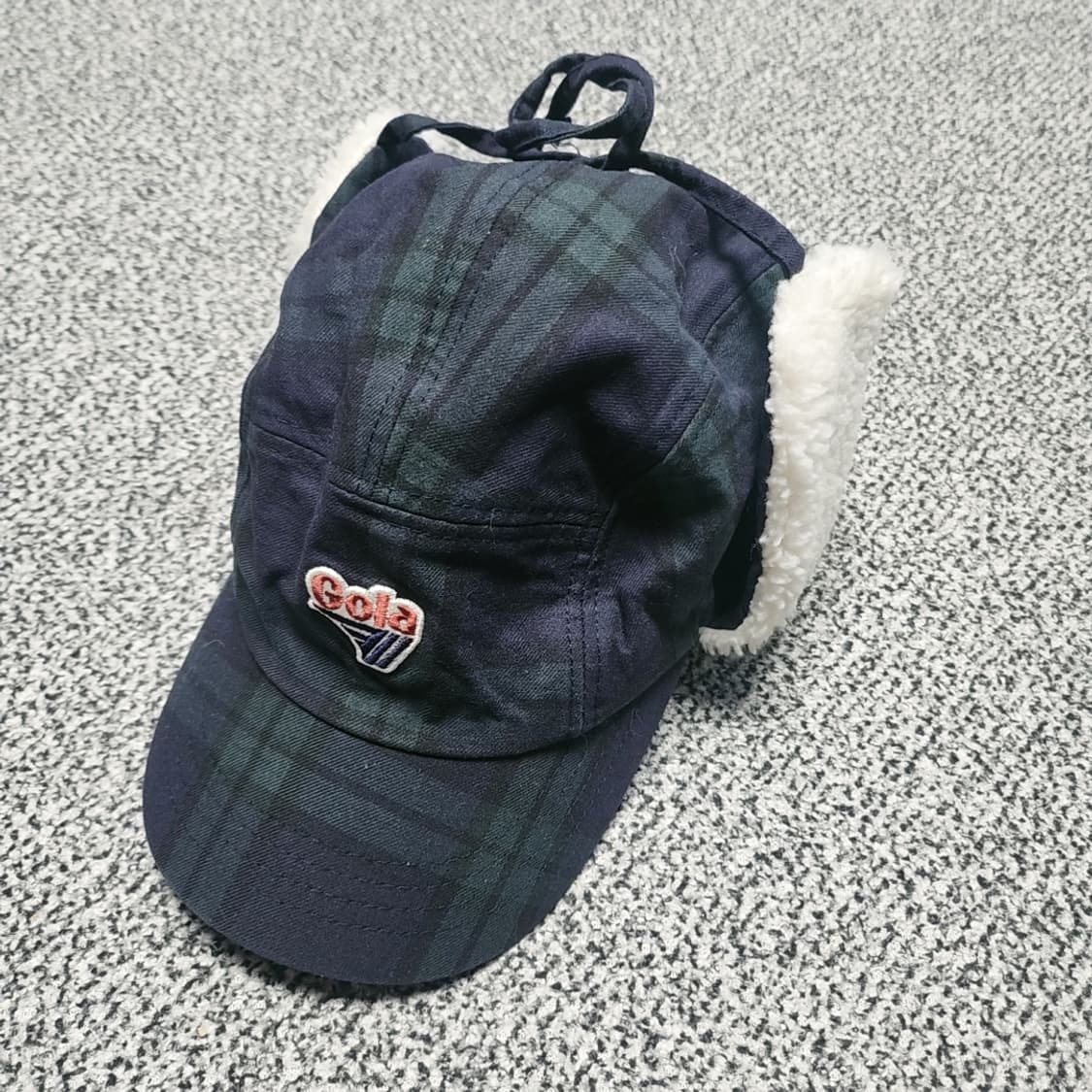 Gola 골라 체크 귀달이 군밤모자 상품이미지1