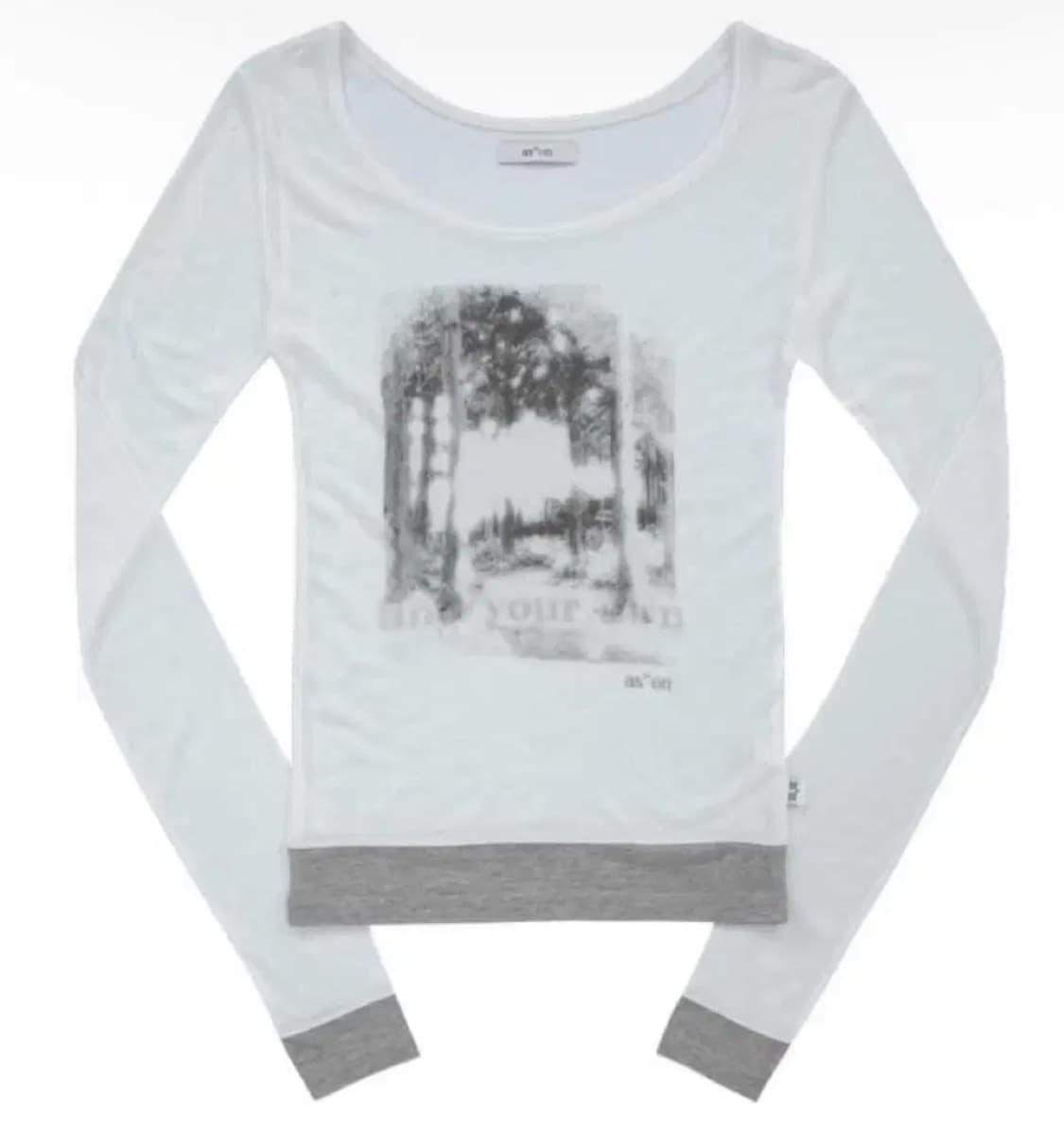 애즈온 포레스트 레이어드 티 상품이미지1