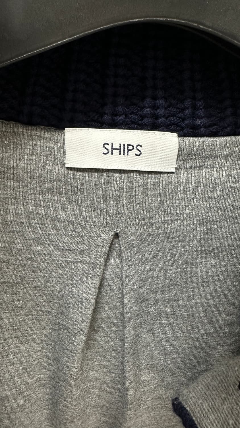 쉽스 네이비 하이넥 로우게이지 가디건(Ships)  상품이미지7