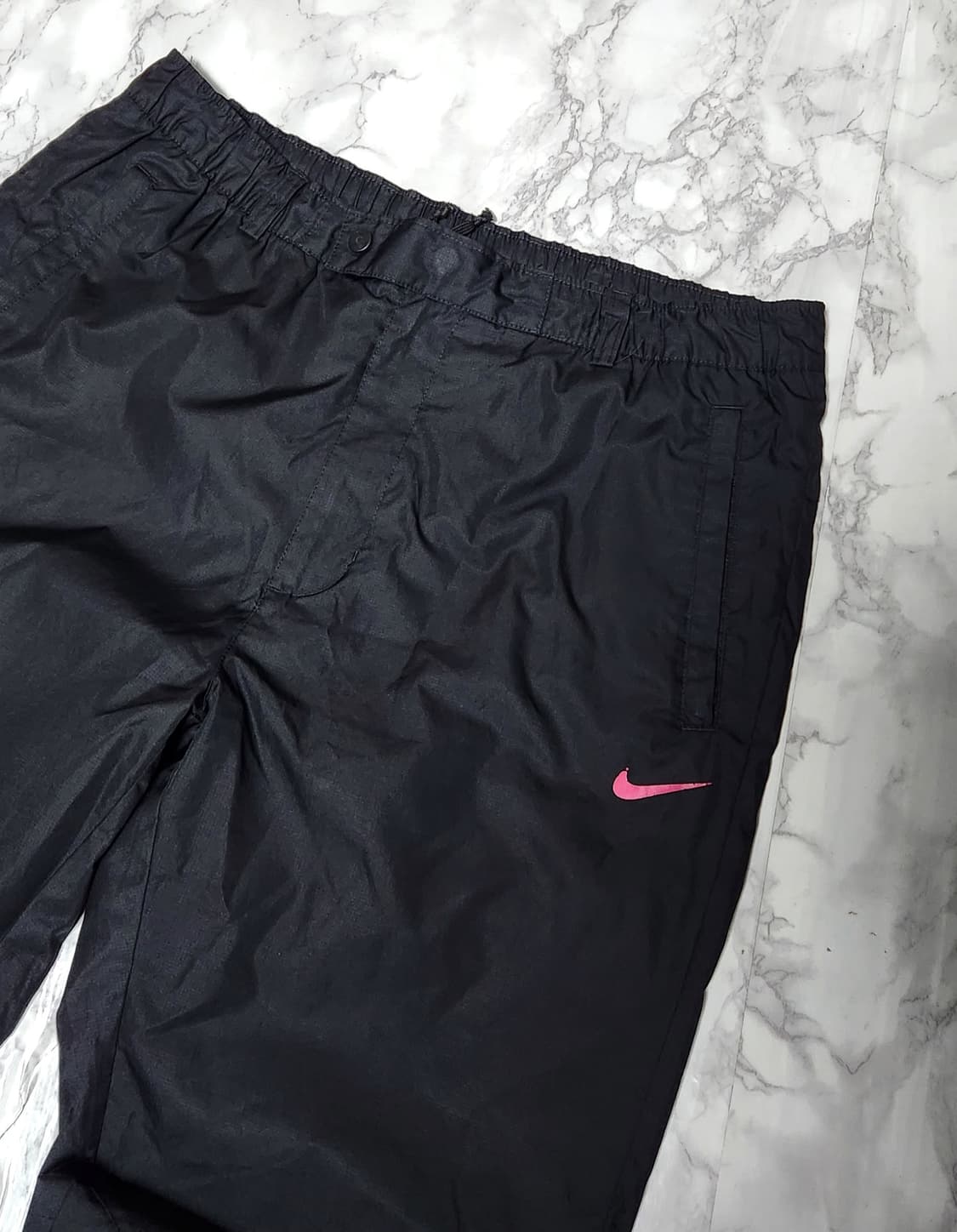 나이키 골프 핑크스우시 트랙팬츠 바람막이 블랙 바지 상품이미지5