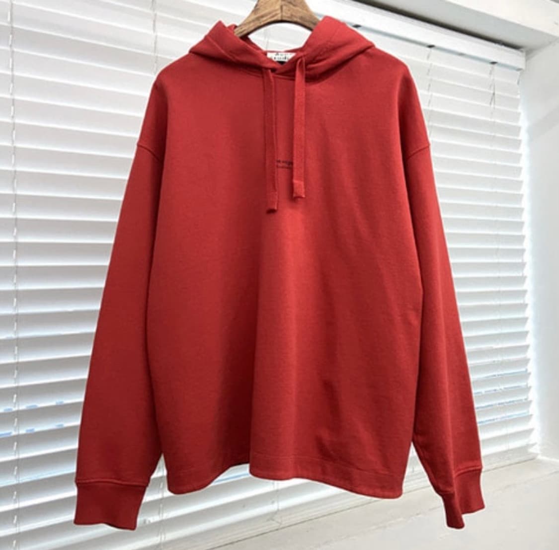 아크네 스튜디오 리버스 로고 오버핏 후드티 상품이미지1