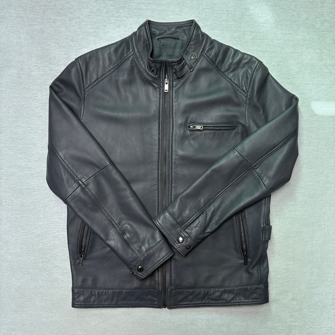 L'UOMO 램스킨 라이더자켓 상품이미지2