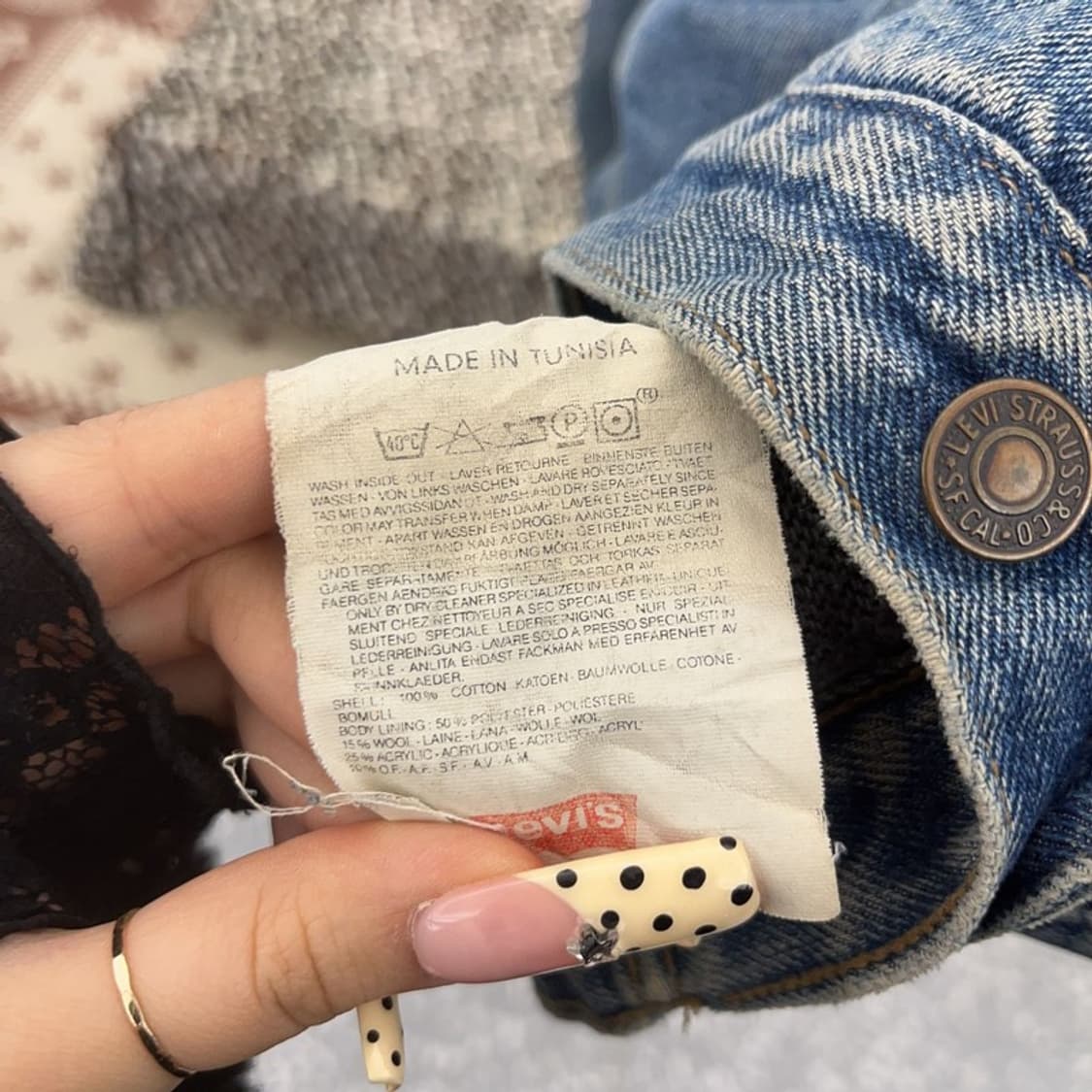 리바이스 올드빈티지 컨트리 트러커 데님자켓 M C09621 상품이미지6