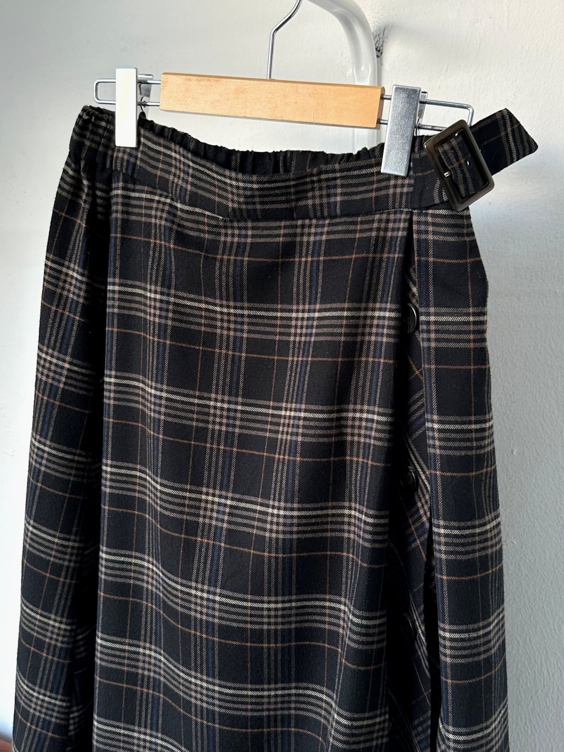 Felted fabric fake panel loose skirt 상품이미지7