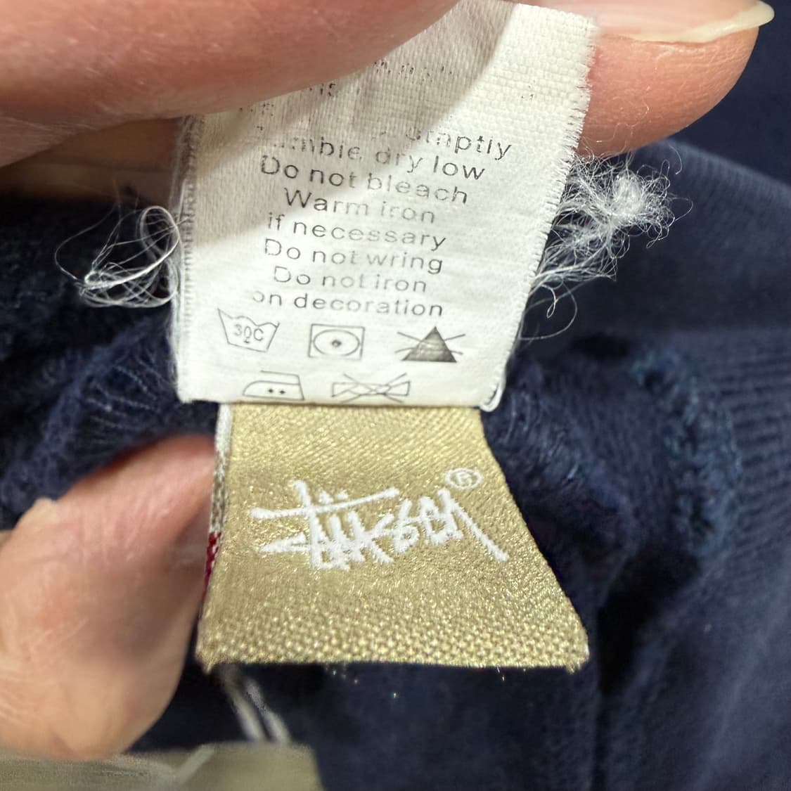M 스투시 Stussy 00s 코튼 바시티 스타디움 점퍼 자켓 상품이미지6