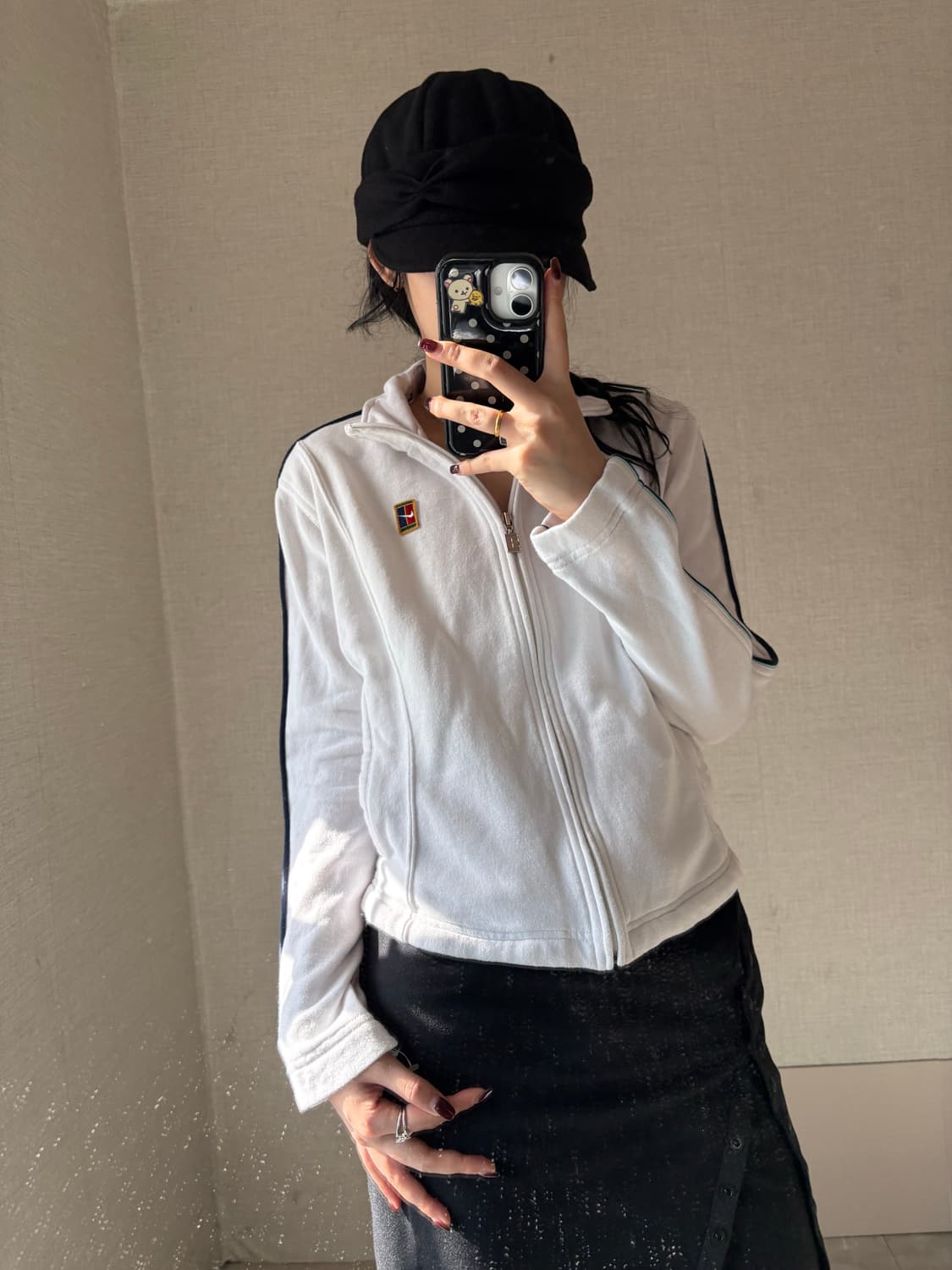 나이키 00s 화이트 면집업 상품이미지5