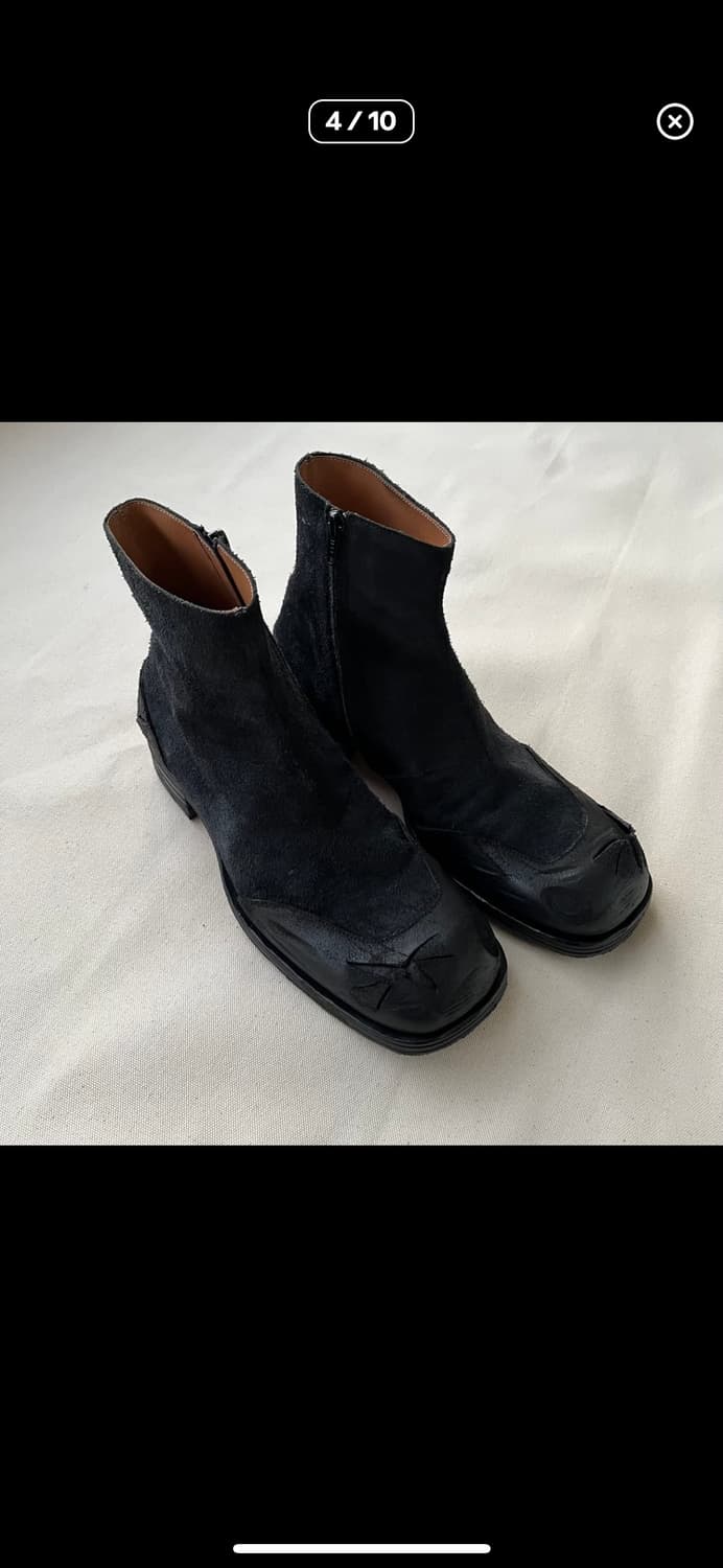 [43]메종 마르지엘라 S/S 2021 디스트로이드 스퀘어 토 타비 부츠 상품이미지4