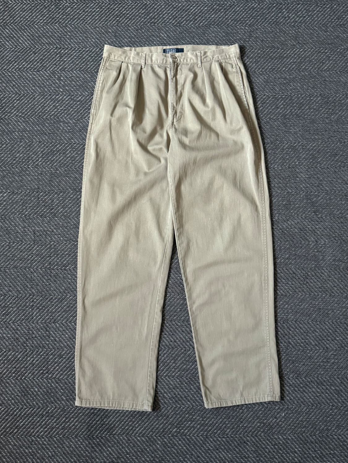 (32) 90s 폴로 랄프로렌 더블 플리츠 빈티지 치노 팬츠 상품이미지1