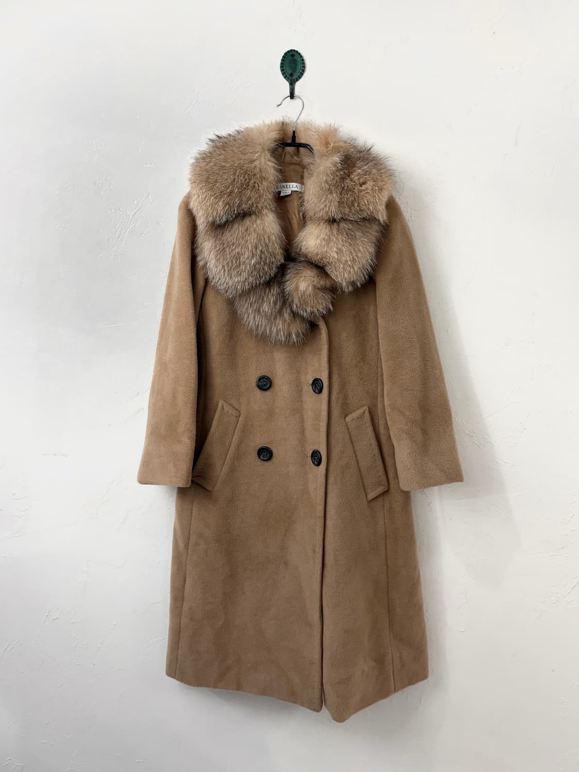 MARELLA by Max Mara 폭스퍼 트리밍 코트 상품이미지1