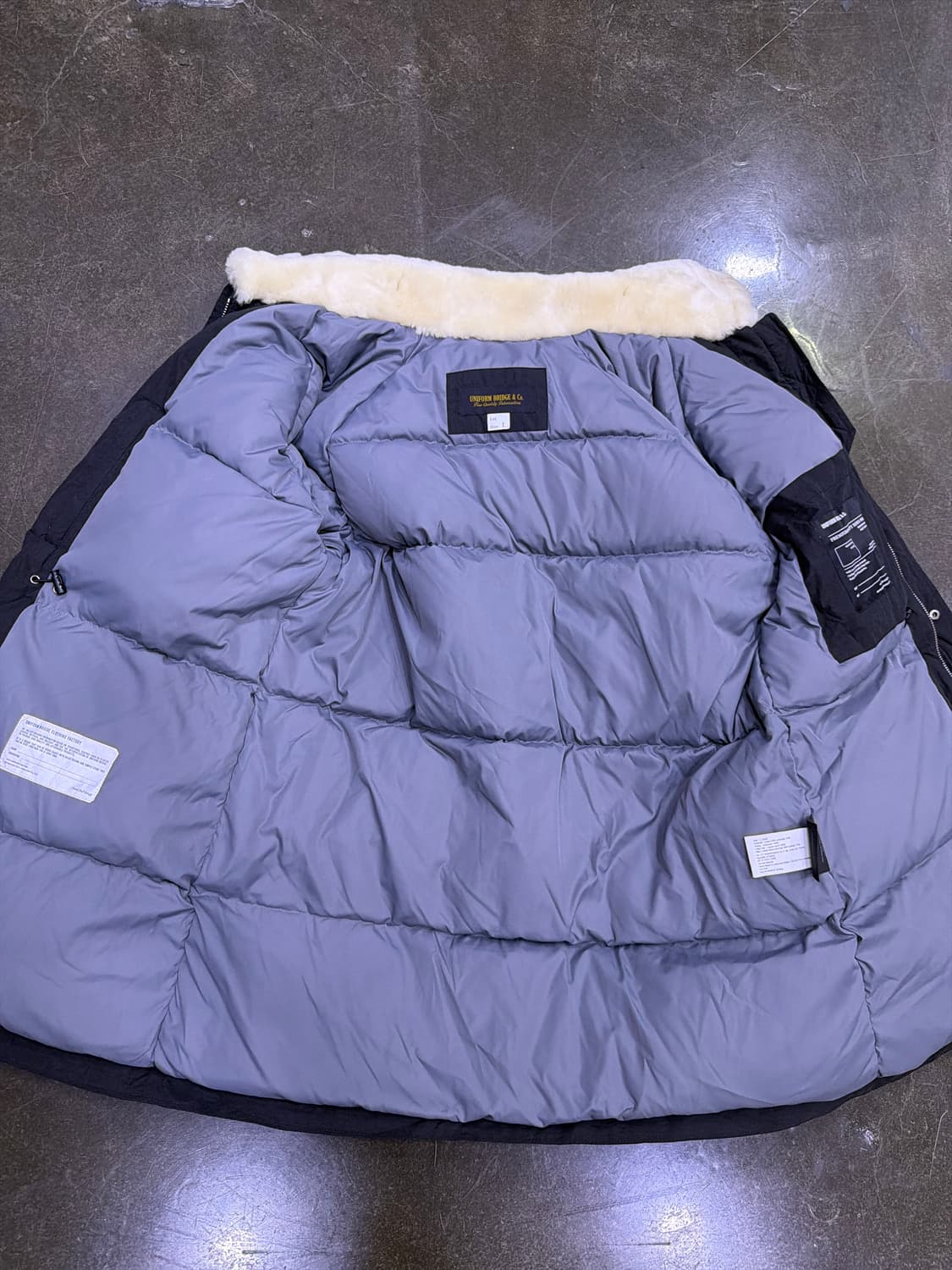 유니폼브릿지 레인저 다운 파카 점퍼 코트 블랙 L 상품이미지10