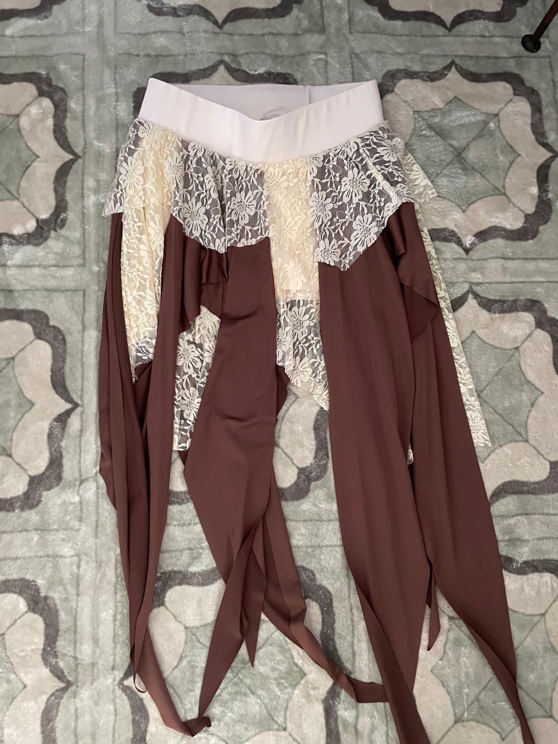 Bohemian Vintage Lace Skirt 상품이미지2