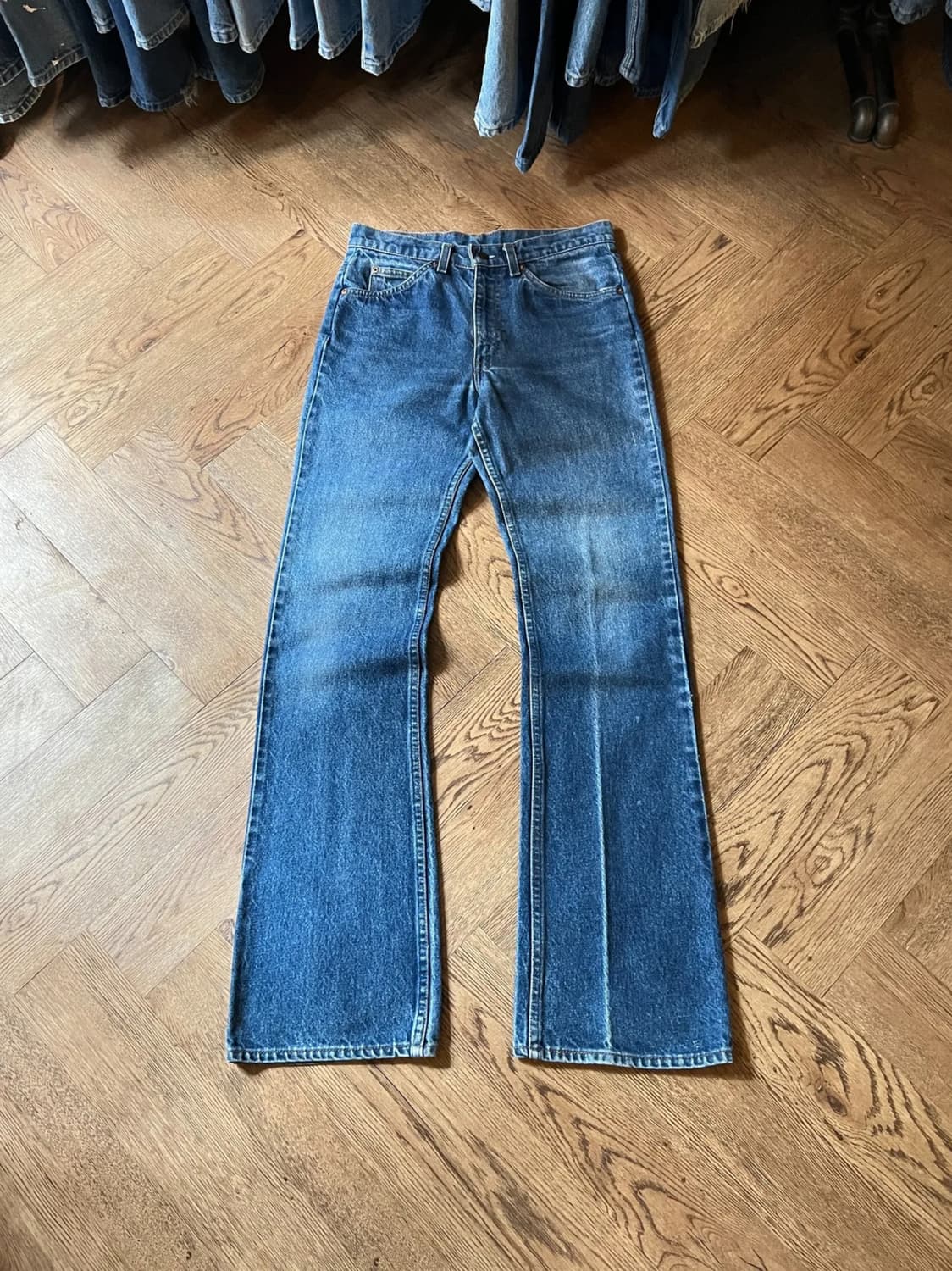 [30]80's 리바이스 USA 20517-0217 오렌지탭 플레어진 상품이미지1