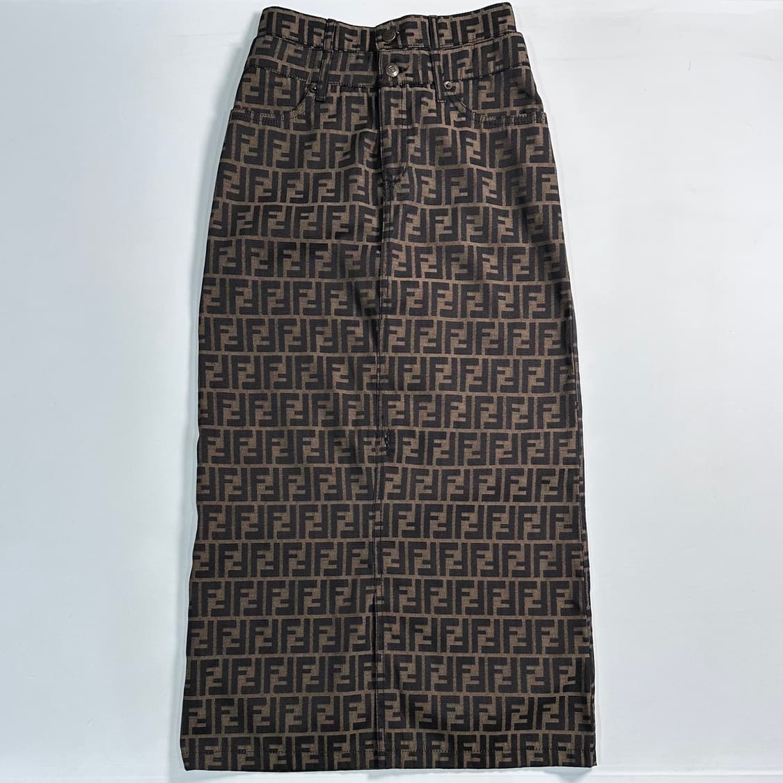 90s 펜디 주카패턴 롱 스커트 상품이미지1