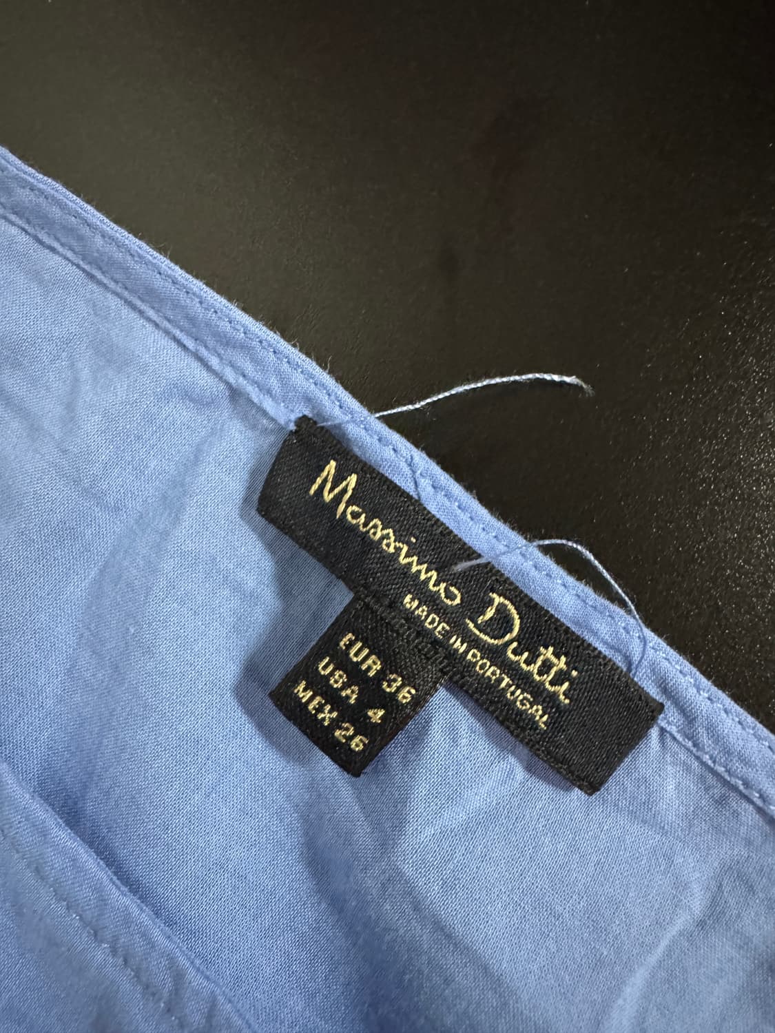 여성 마시모두띠 파스텔 블루 슬리브 블라우스 상품이미지3