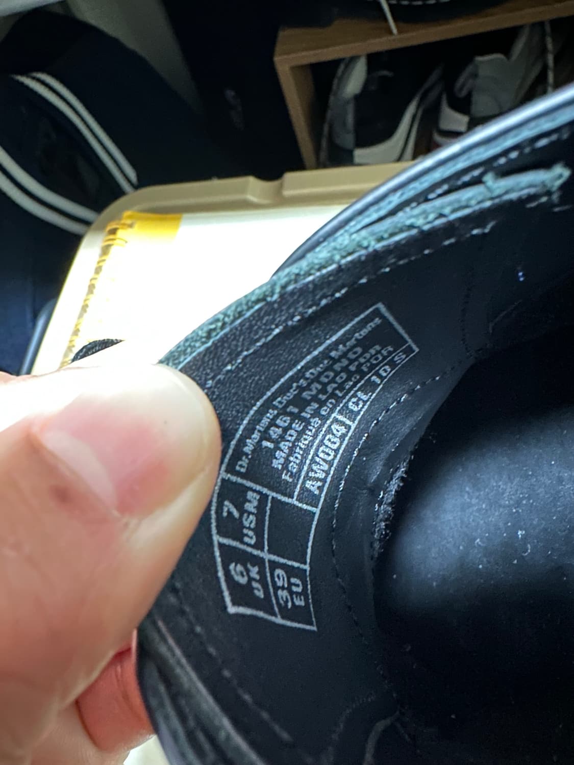 닥터마틴 1461 모노블랙(250) 판매합니다. 상품이미지4